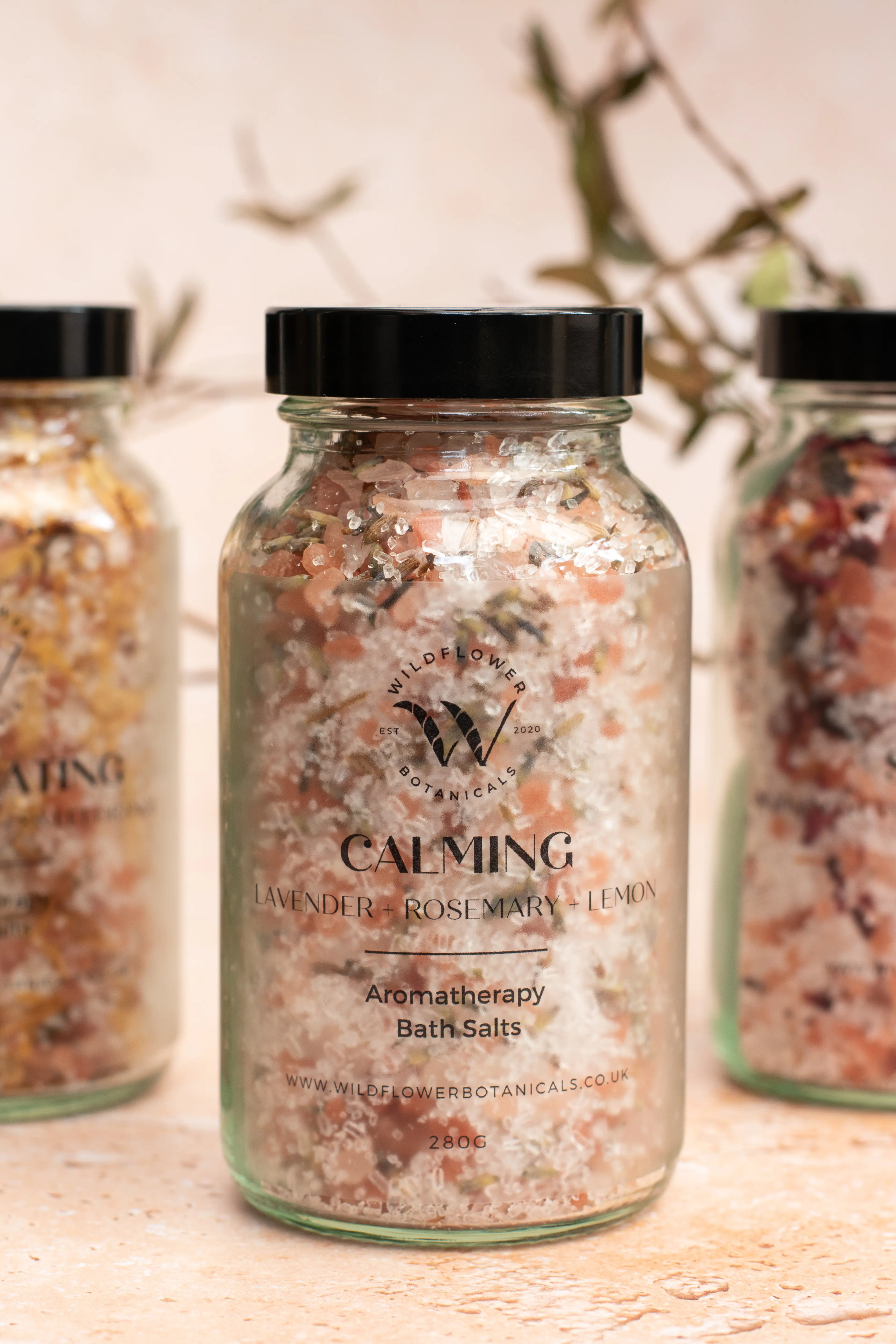 CALMING Bath Salts  | Aromatherapy Blend | All-Natural Mineral Soak