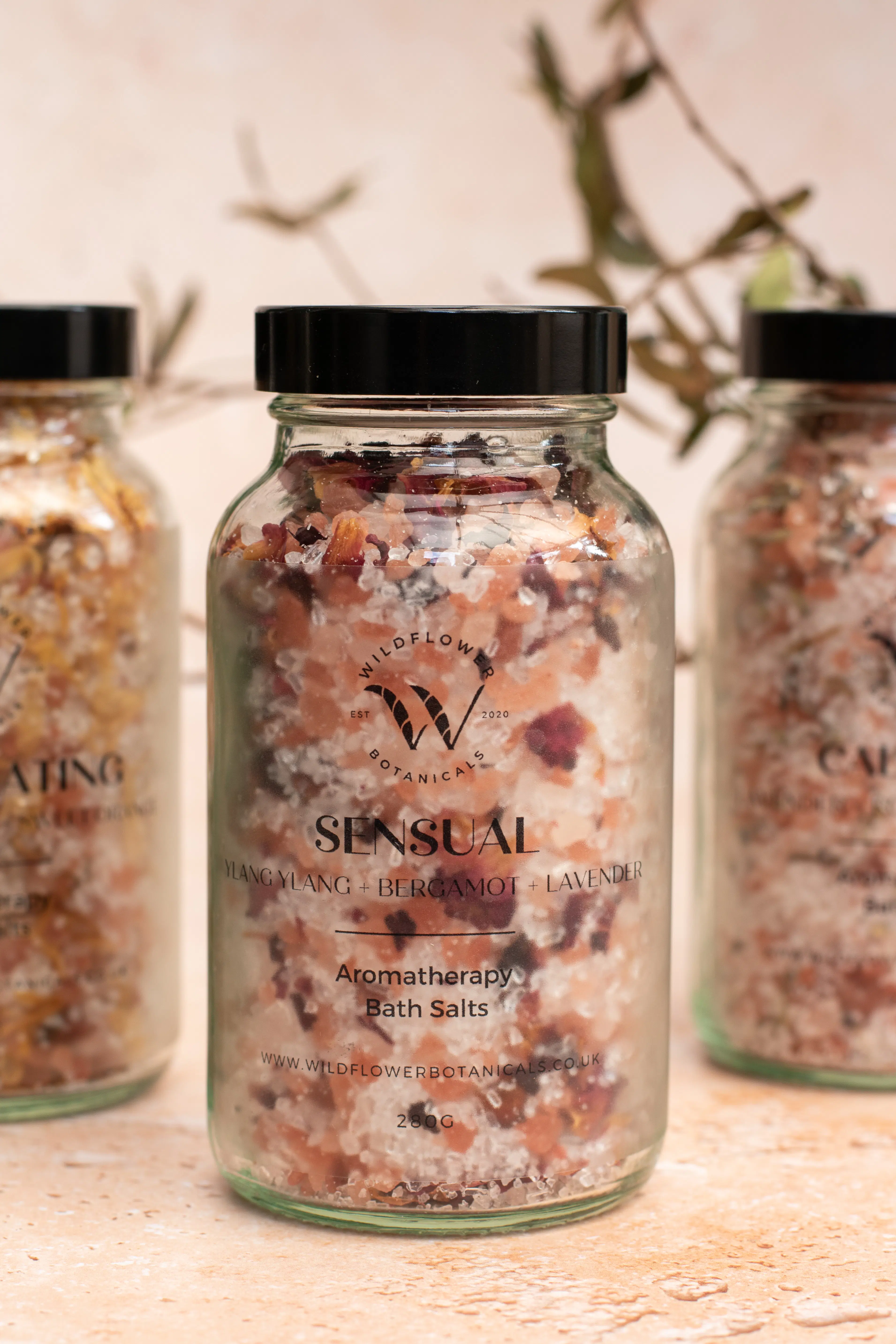 SENSUAL Bath Salts  | Aromatherapy Blend | All-Natural Mineral Soak