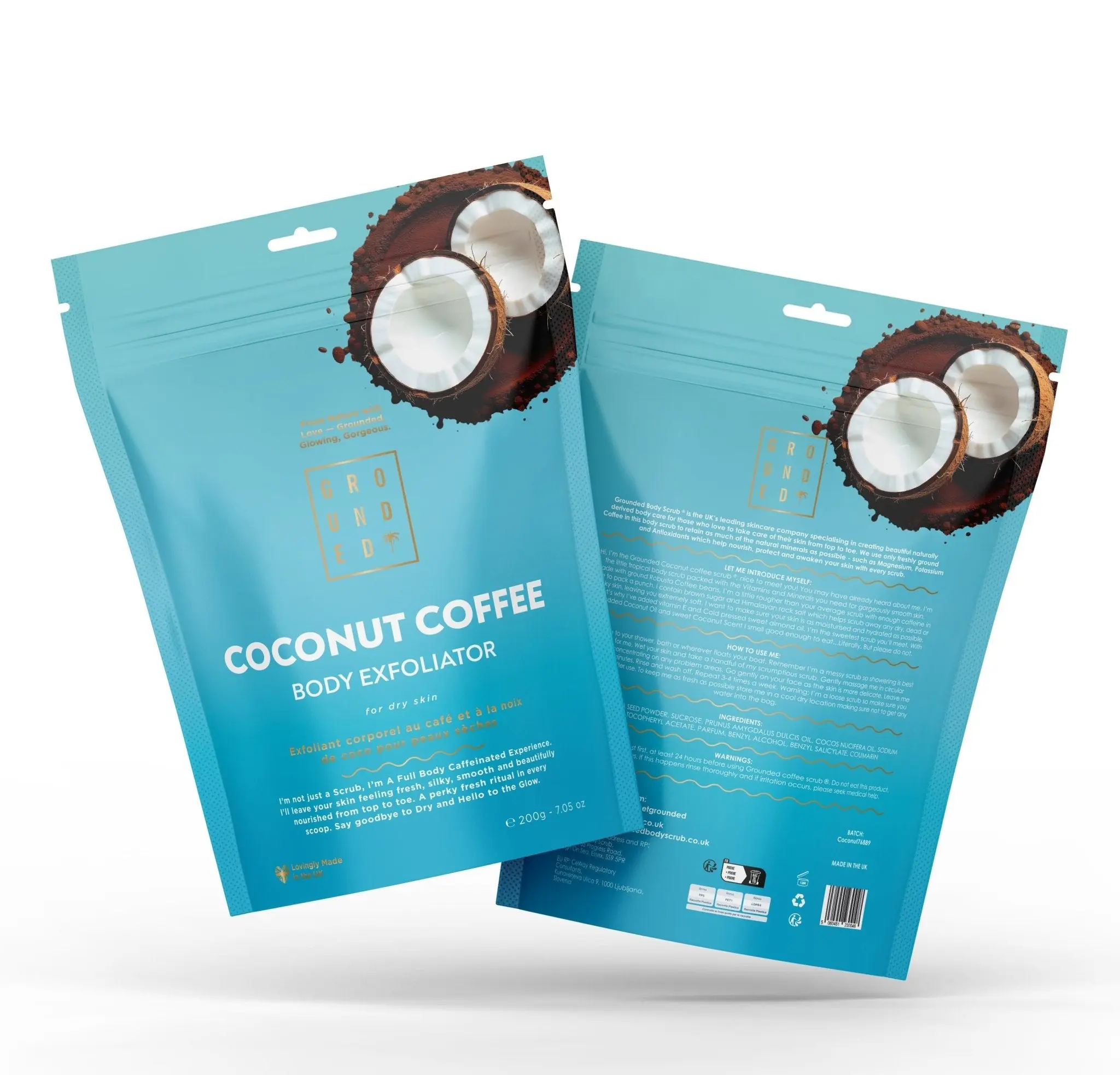 Dry Skin Buster Coconut Body Scrub - For Very Dry Skin