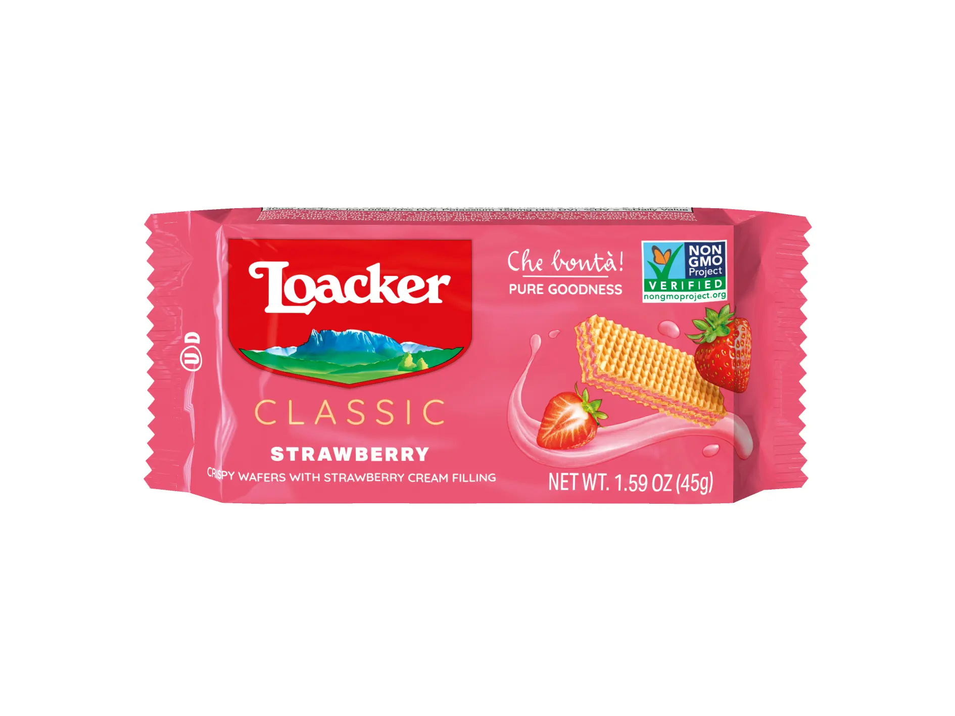 Loacker Strawberry Wafer 45g LOAC23511