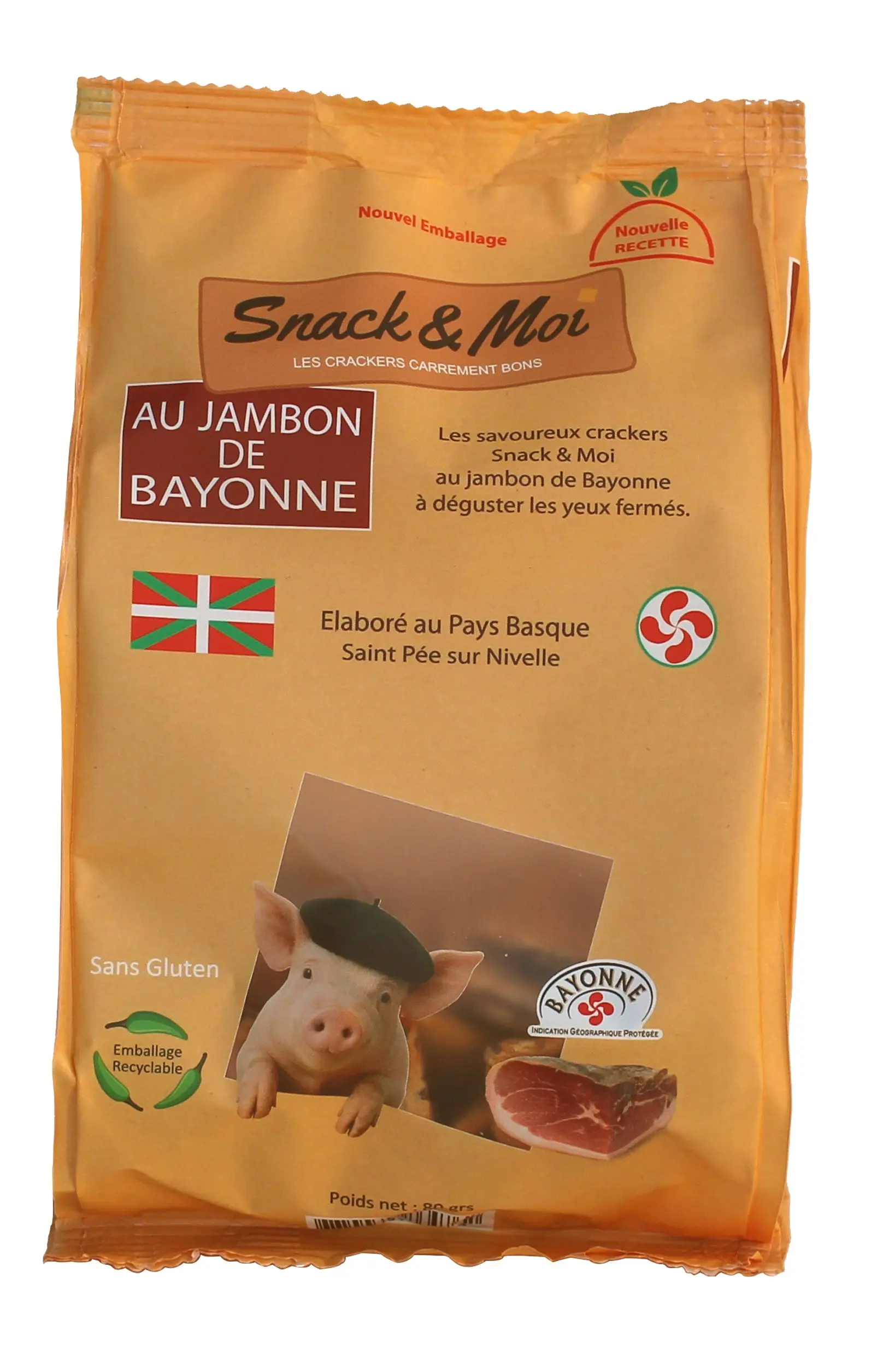 Bayonne Ham Crackers 80g