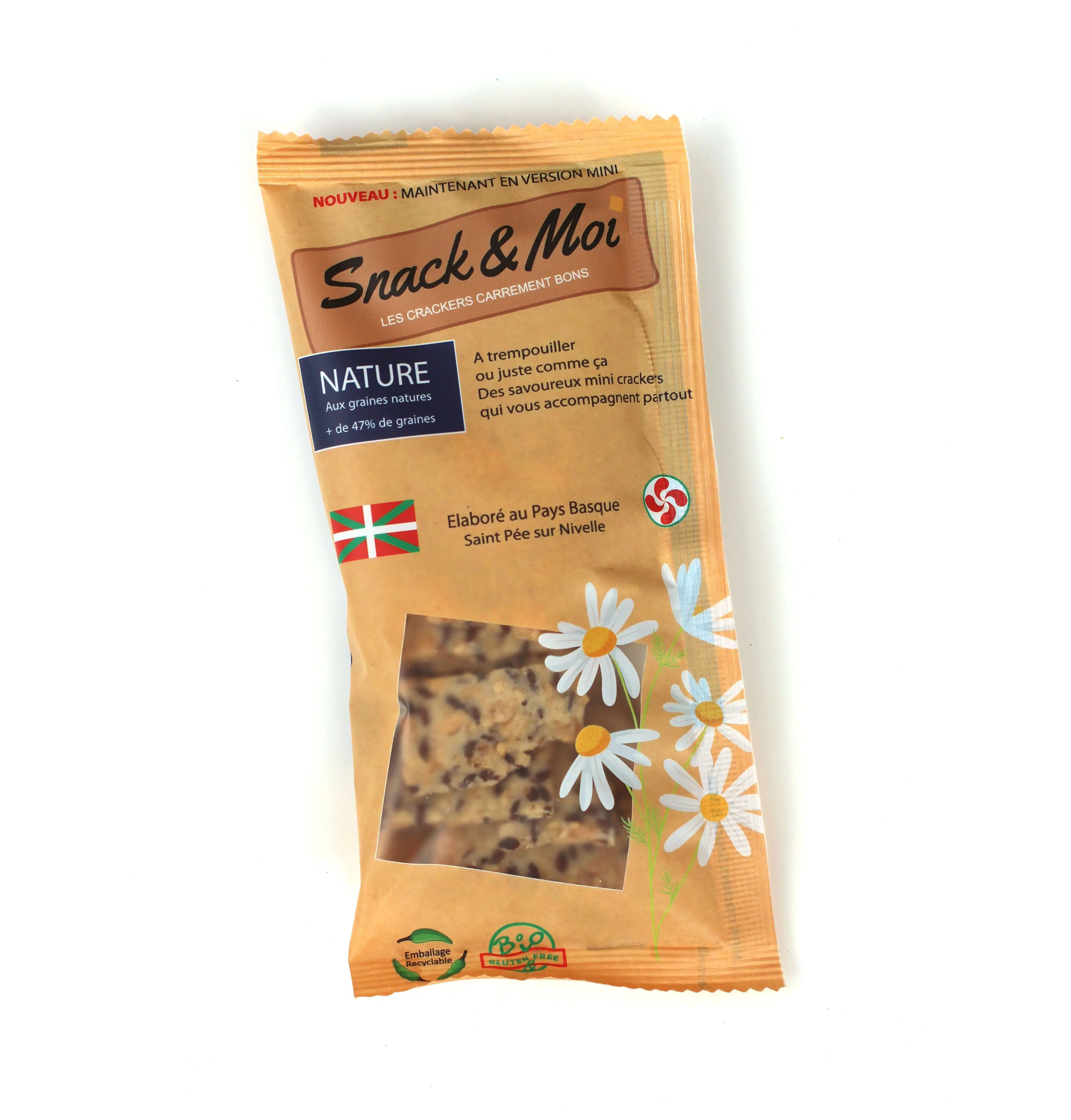 Mini organic Nature crackers 30 grs