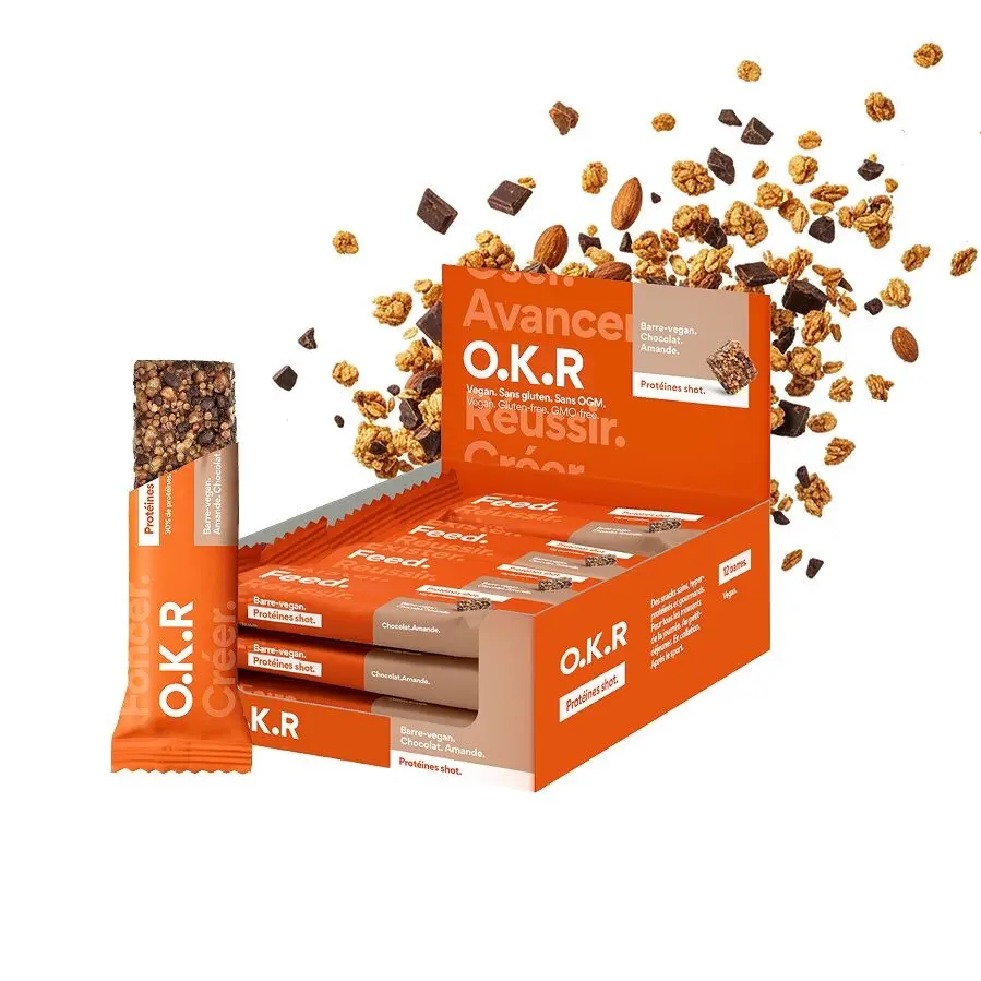 Vegan Protein Bar Cereal Chocolate Almond