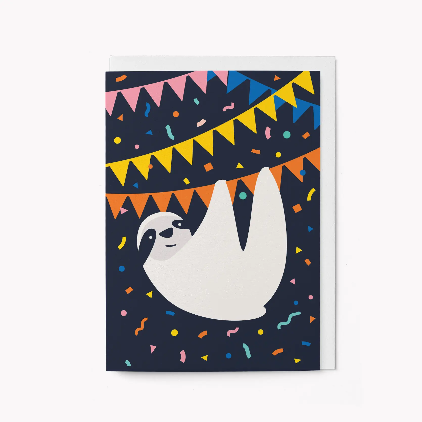 Paresseux de fête - Carte d'anniversaire