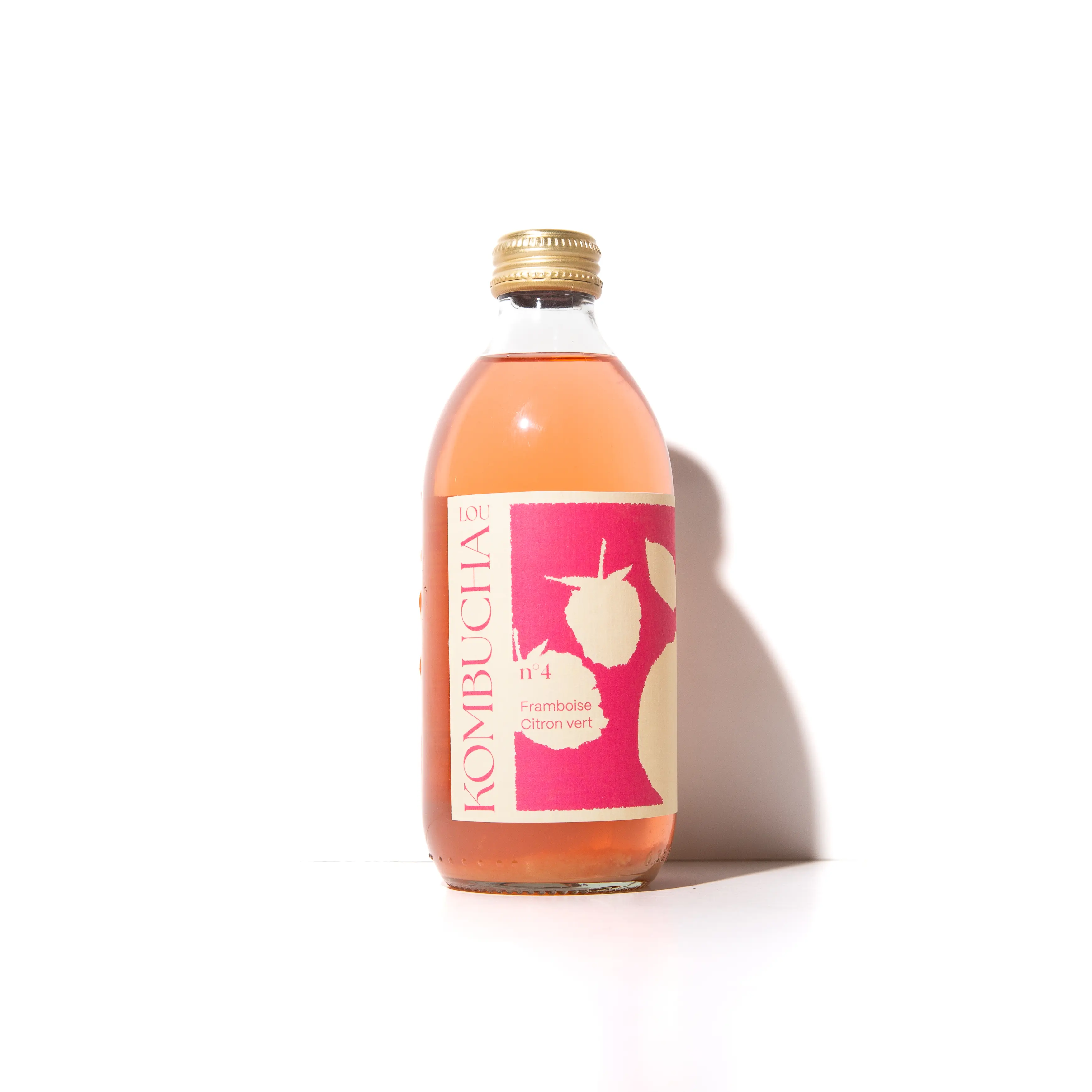 Lou Kombucha n°4 - Framboise, Citron vert 33cl