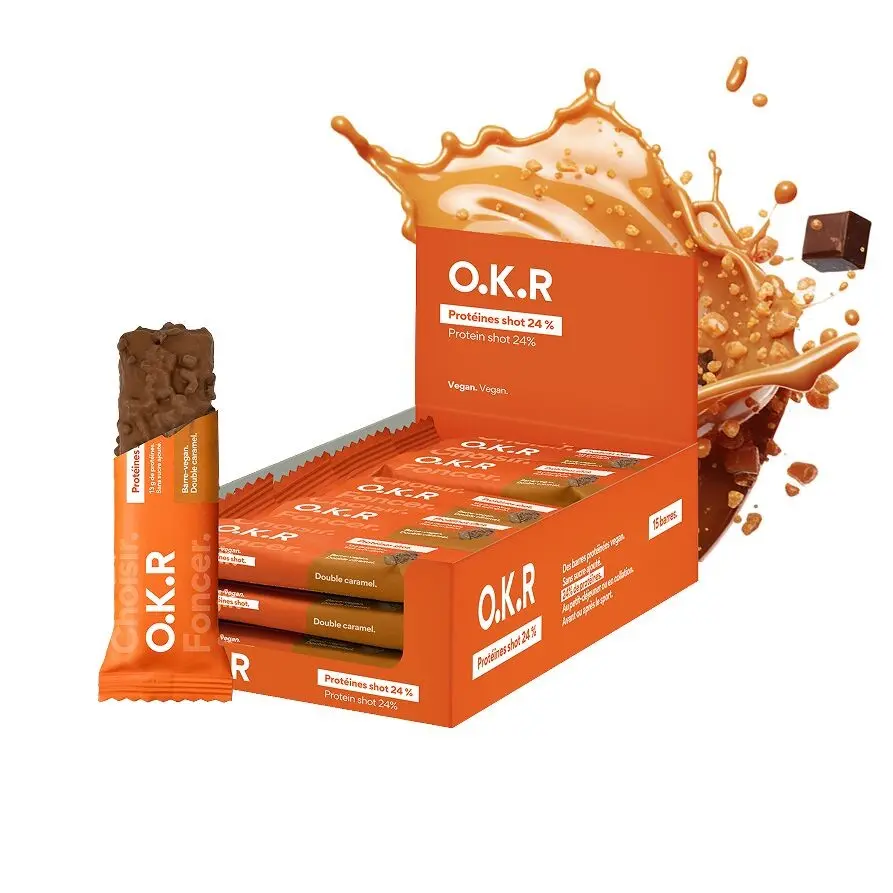 Vegan Protein Shot Bar Double Caramel - Chocolate