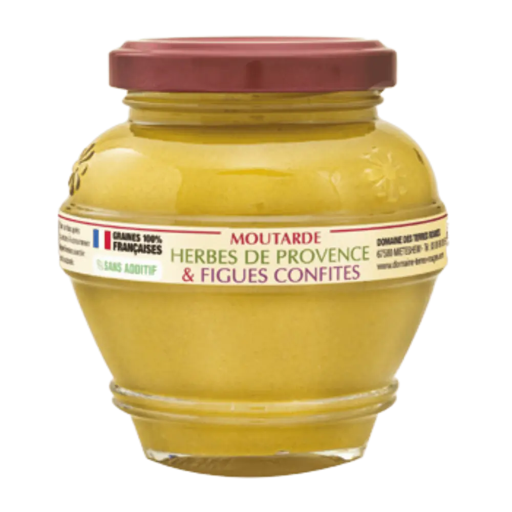 Mustard with Herbs of Provence and Candied Figs 200g
