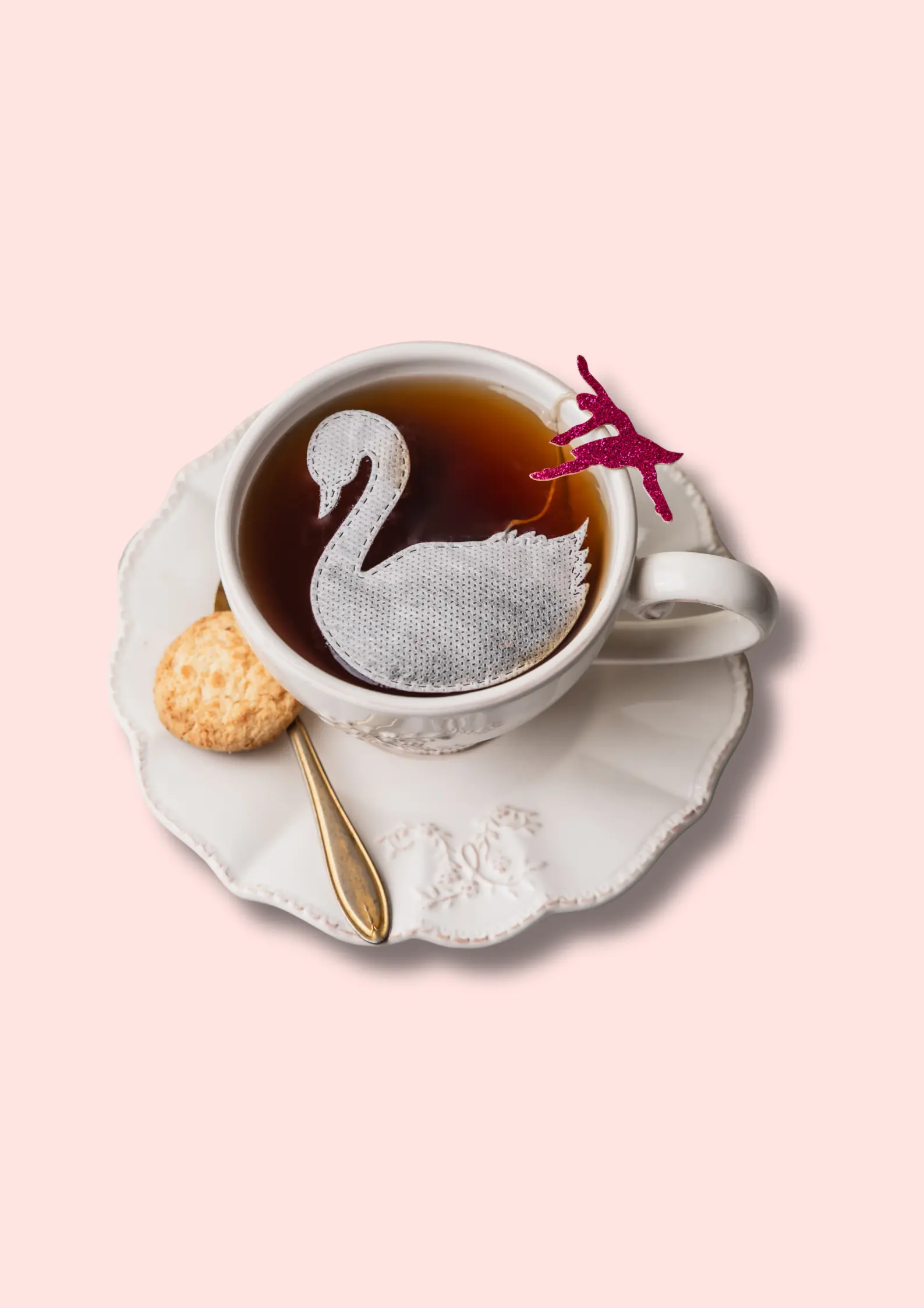 Personalized tea bags - Swan x5