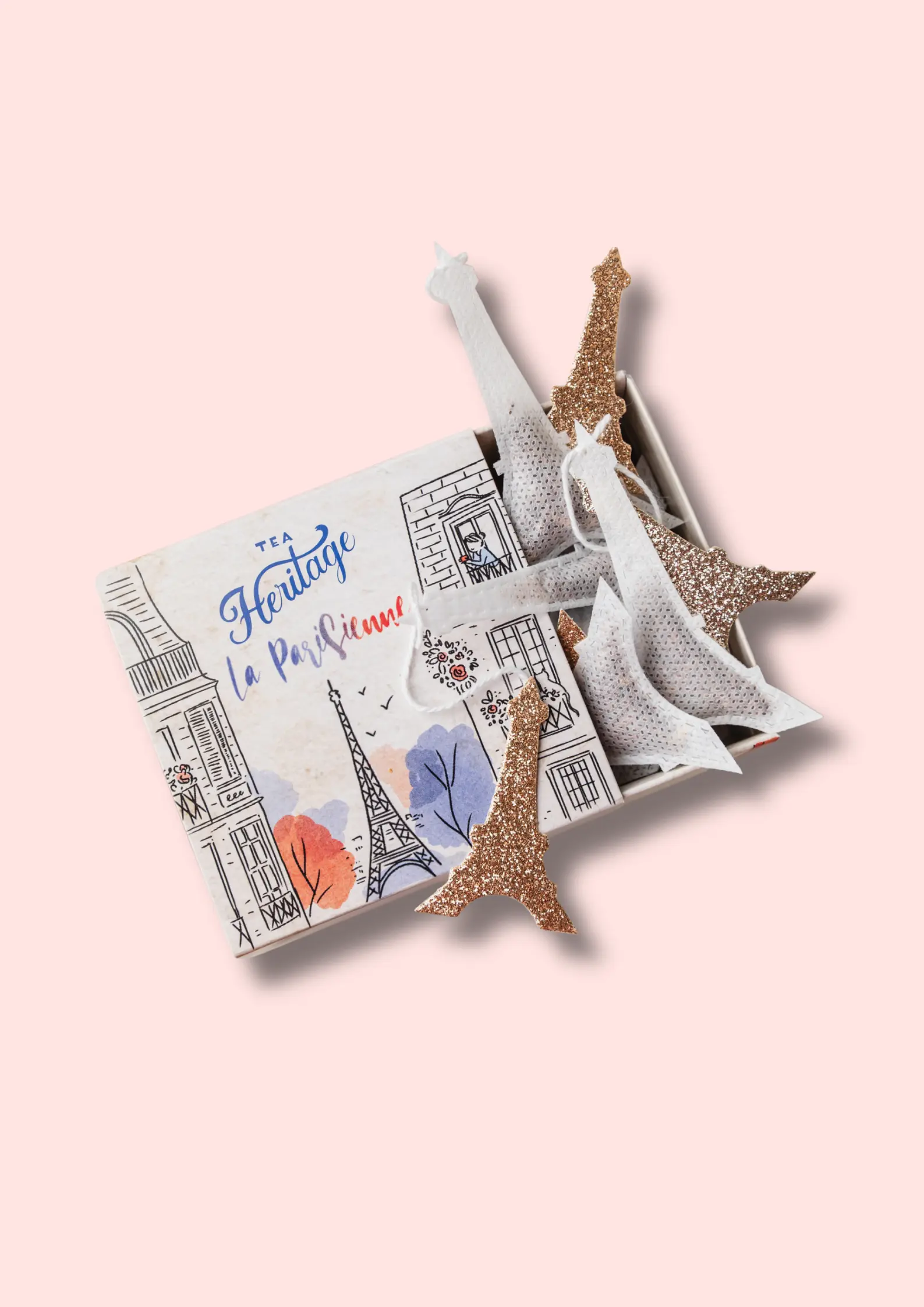 La Parisienne Organic Tea Gift Set - 10 Eiffel Tower Tea Bags