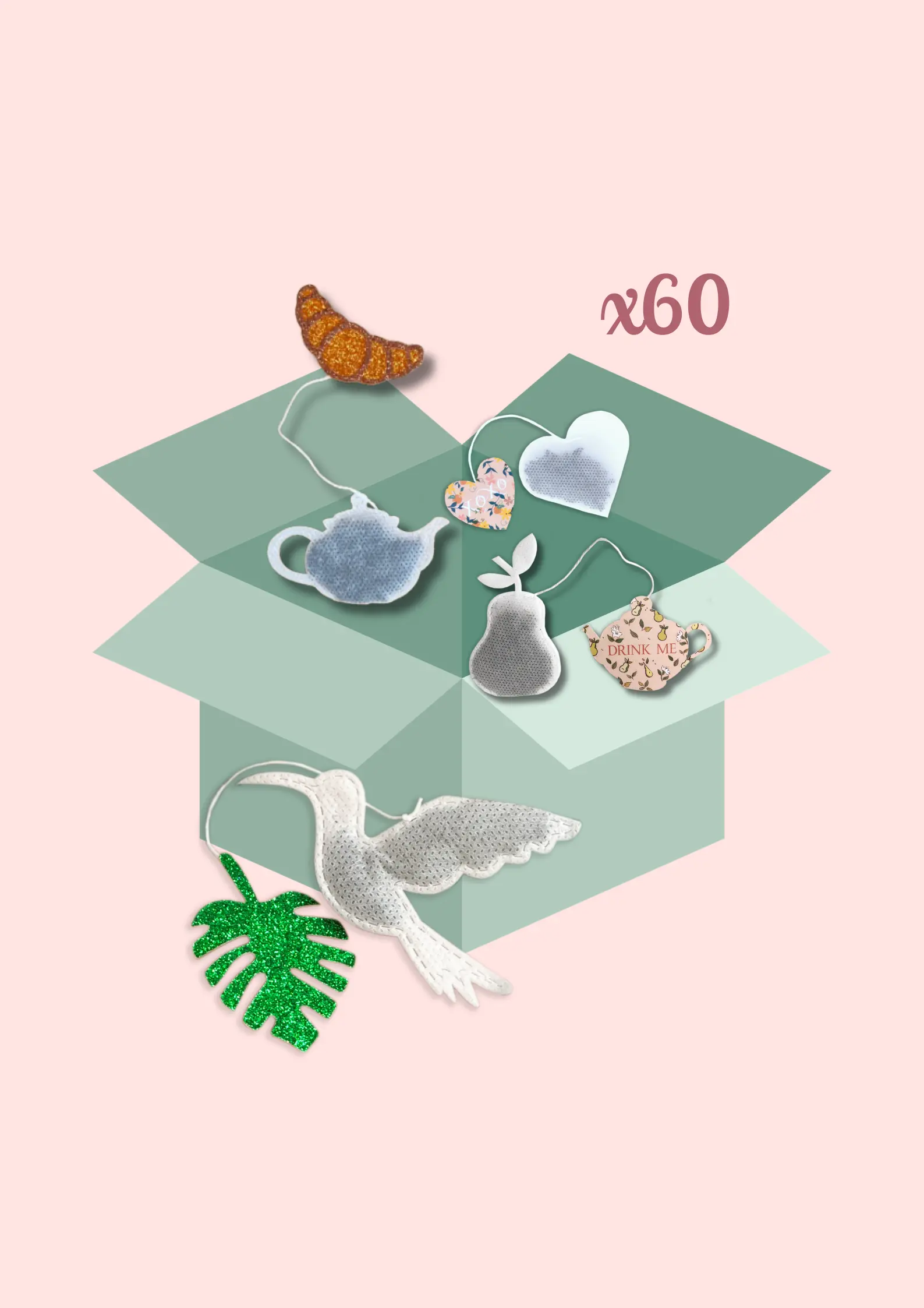 Pack of 60 Individual Sachets — Seasonal Mix