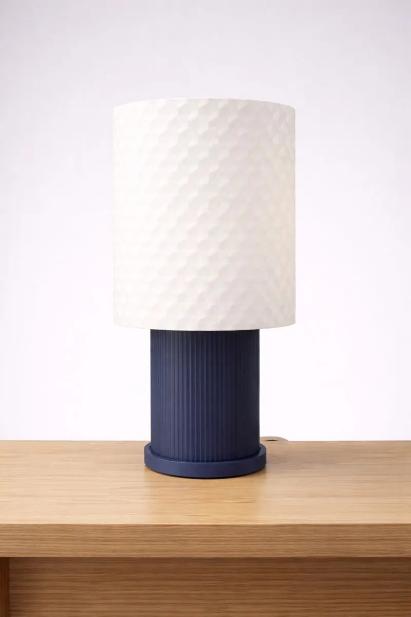 Designer and modular table lamp - Diamond - navy blue