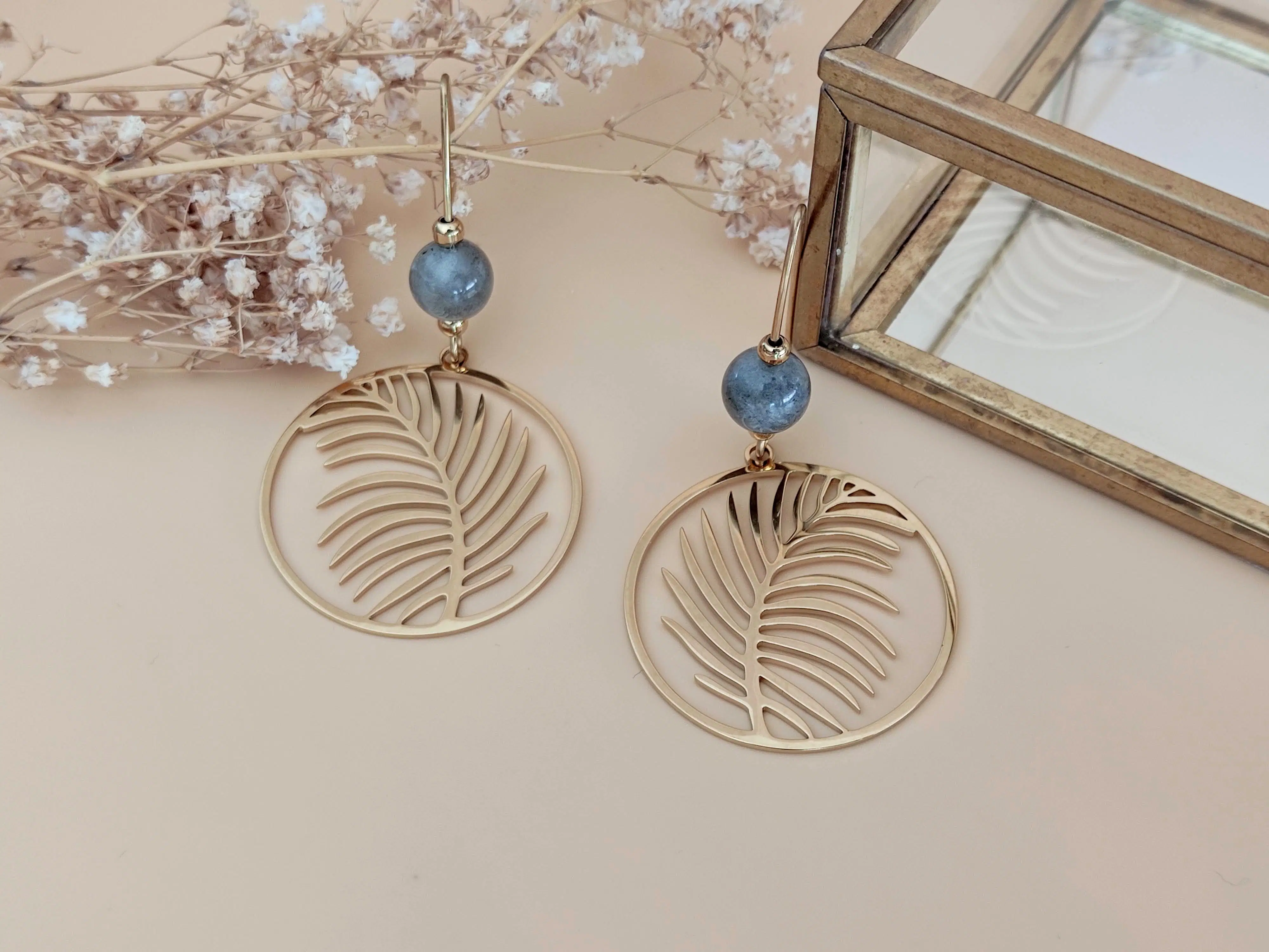 L'Originelle Labradorite Earrings