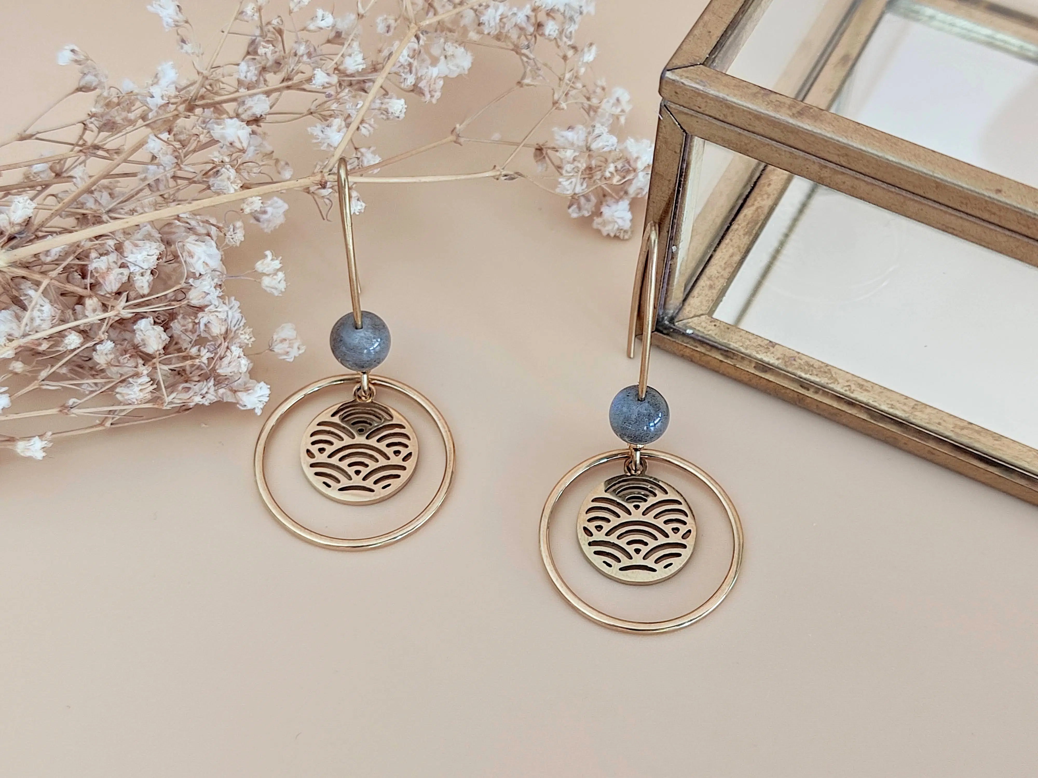 The Enchanting Labradorite Earrings