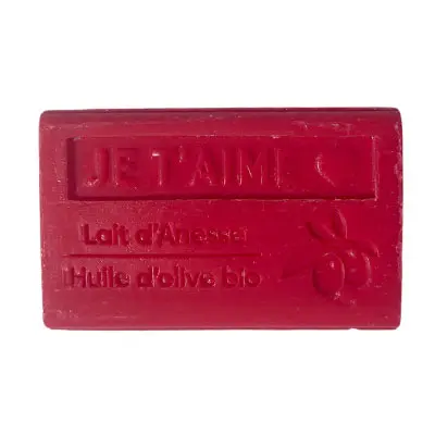 Donkey milk soap "I love you" - Passion scent - 125g