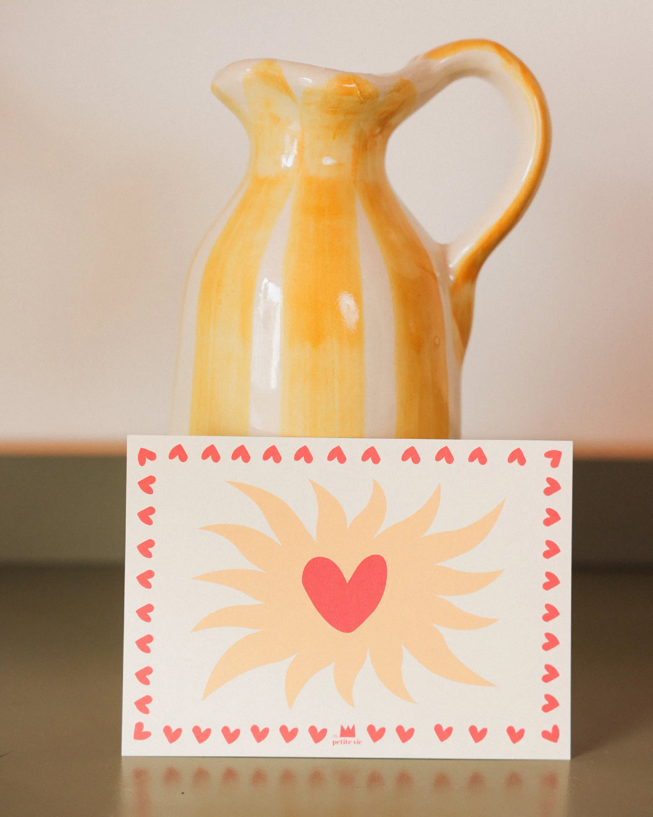 Lifestyle card - Sun heart (with envelope)