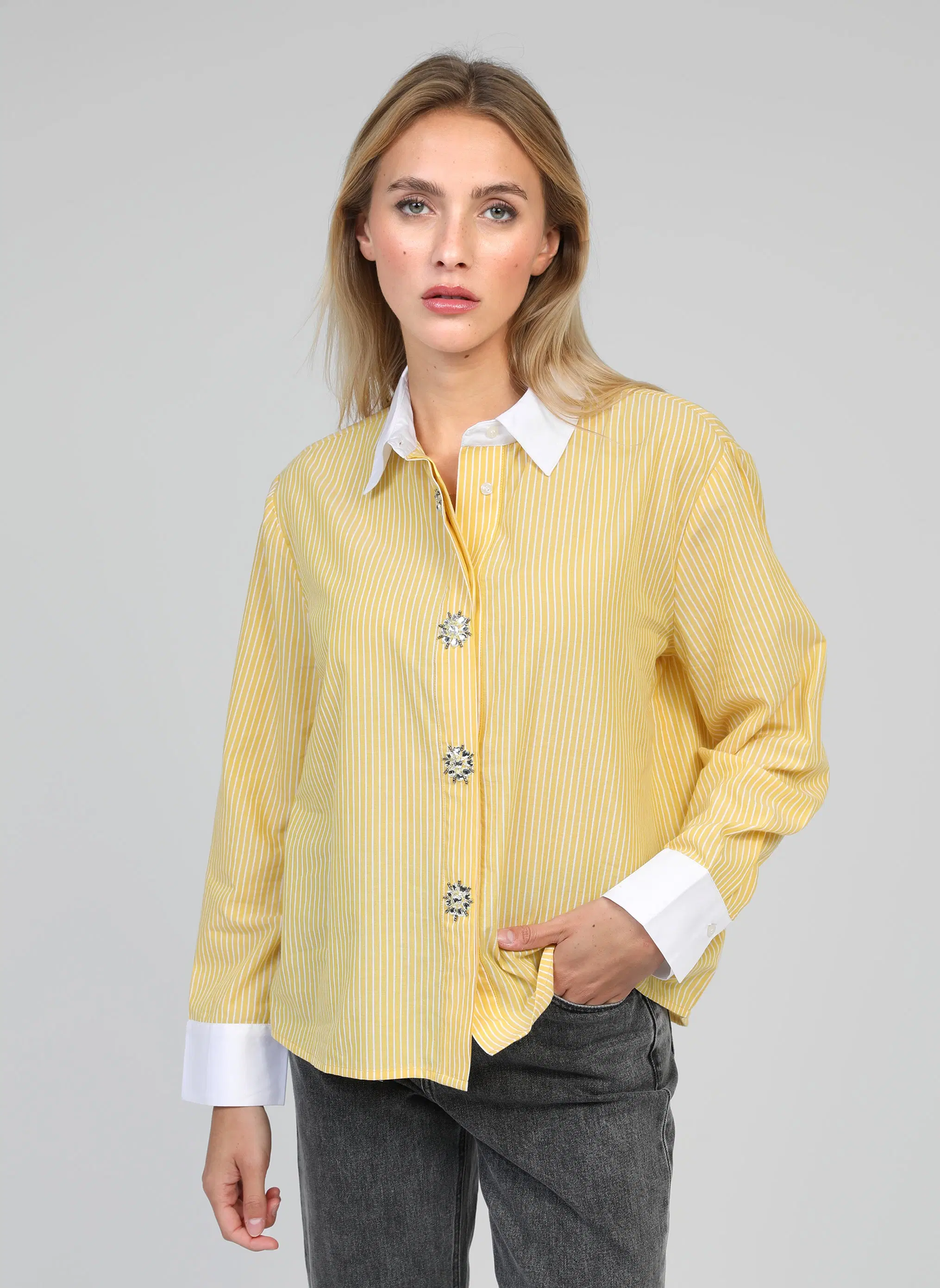 SYLANA yellow shirt