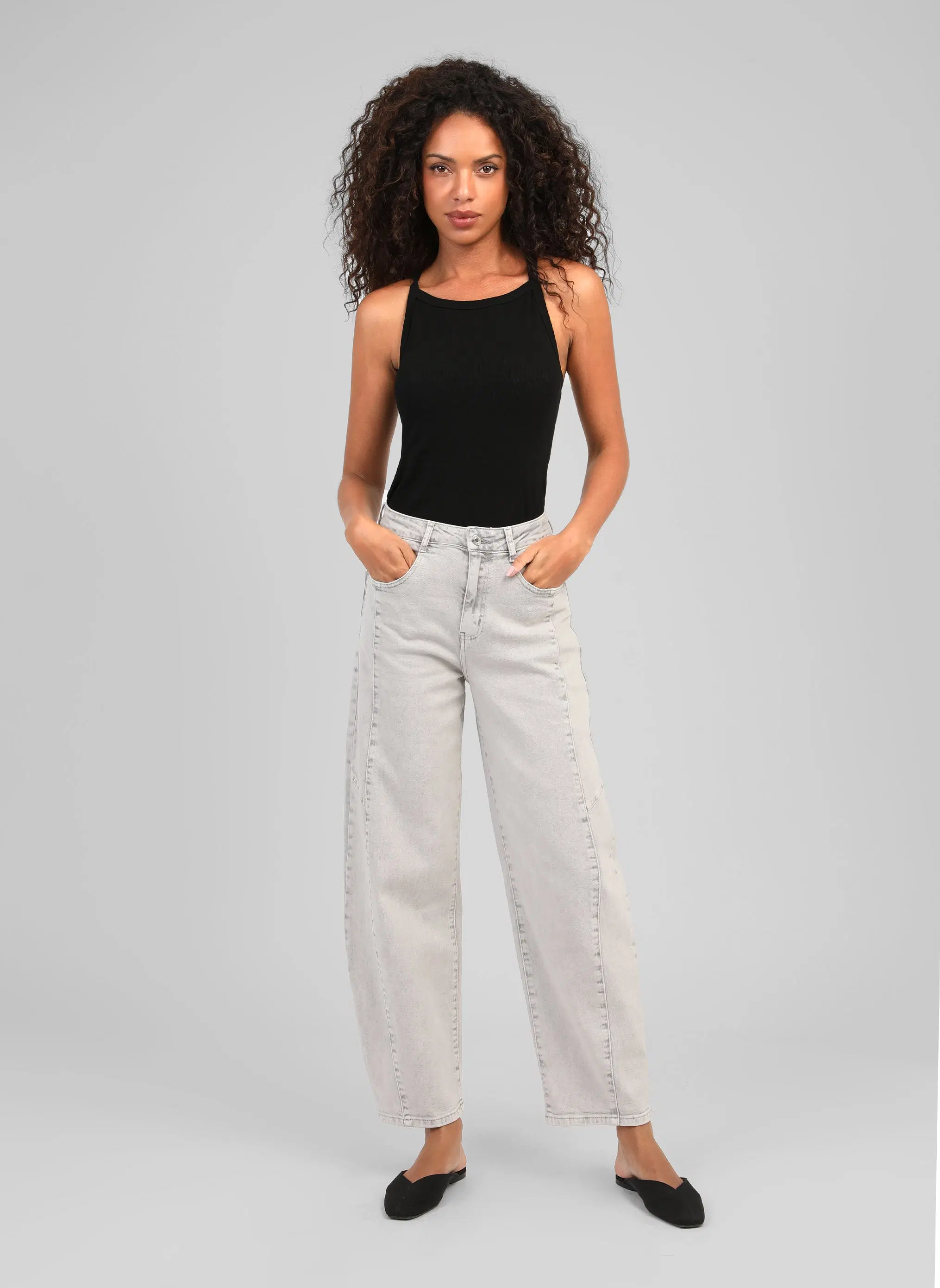 PRIMA grey trousers