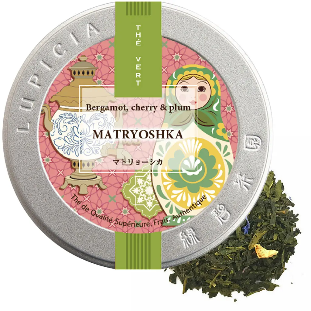 MATRYOSHKA - 50g Tin - Russian-style green tea with citrus