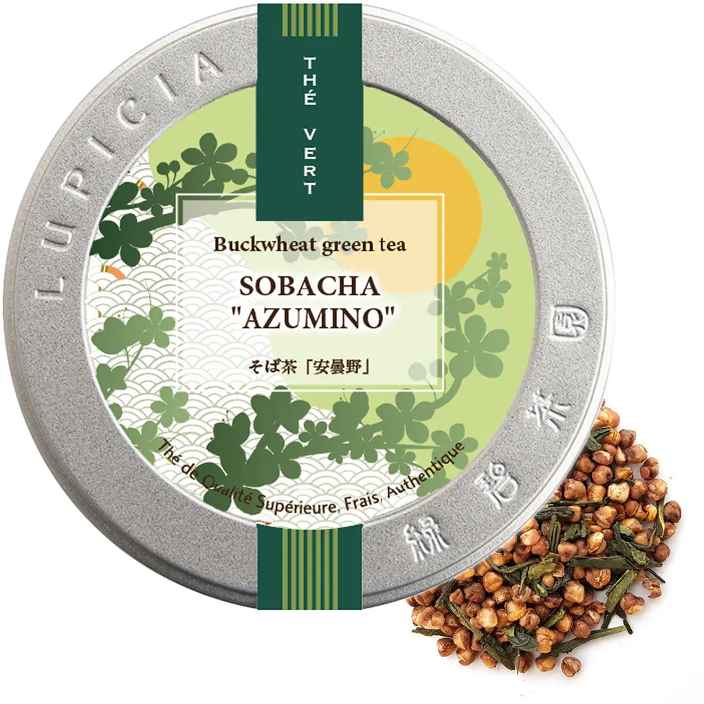 SOBACHA "AZUMINO" - 50g Box - Buckwheat Green Tea
