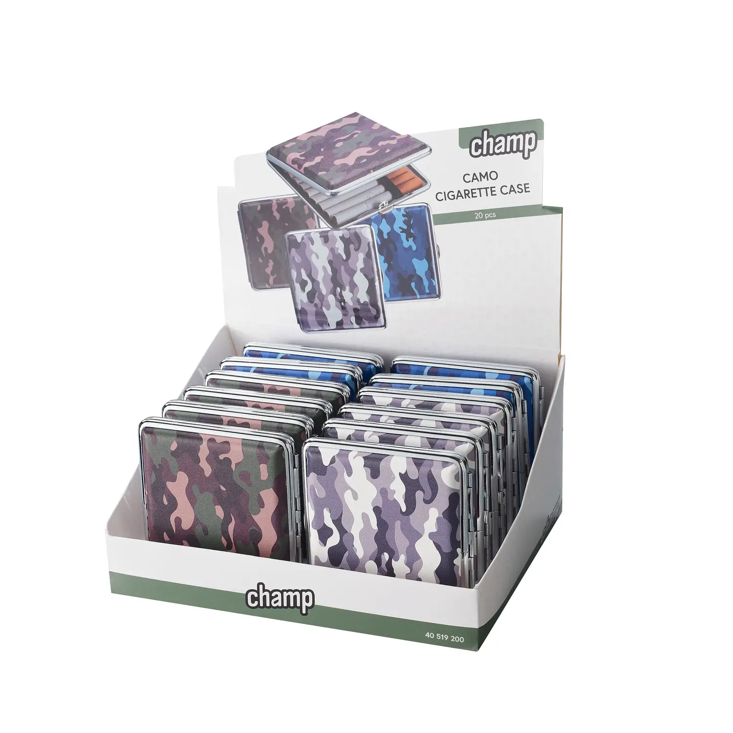 Camouflage cigarette case x12