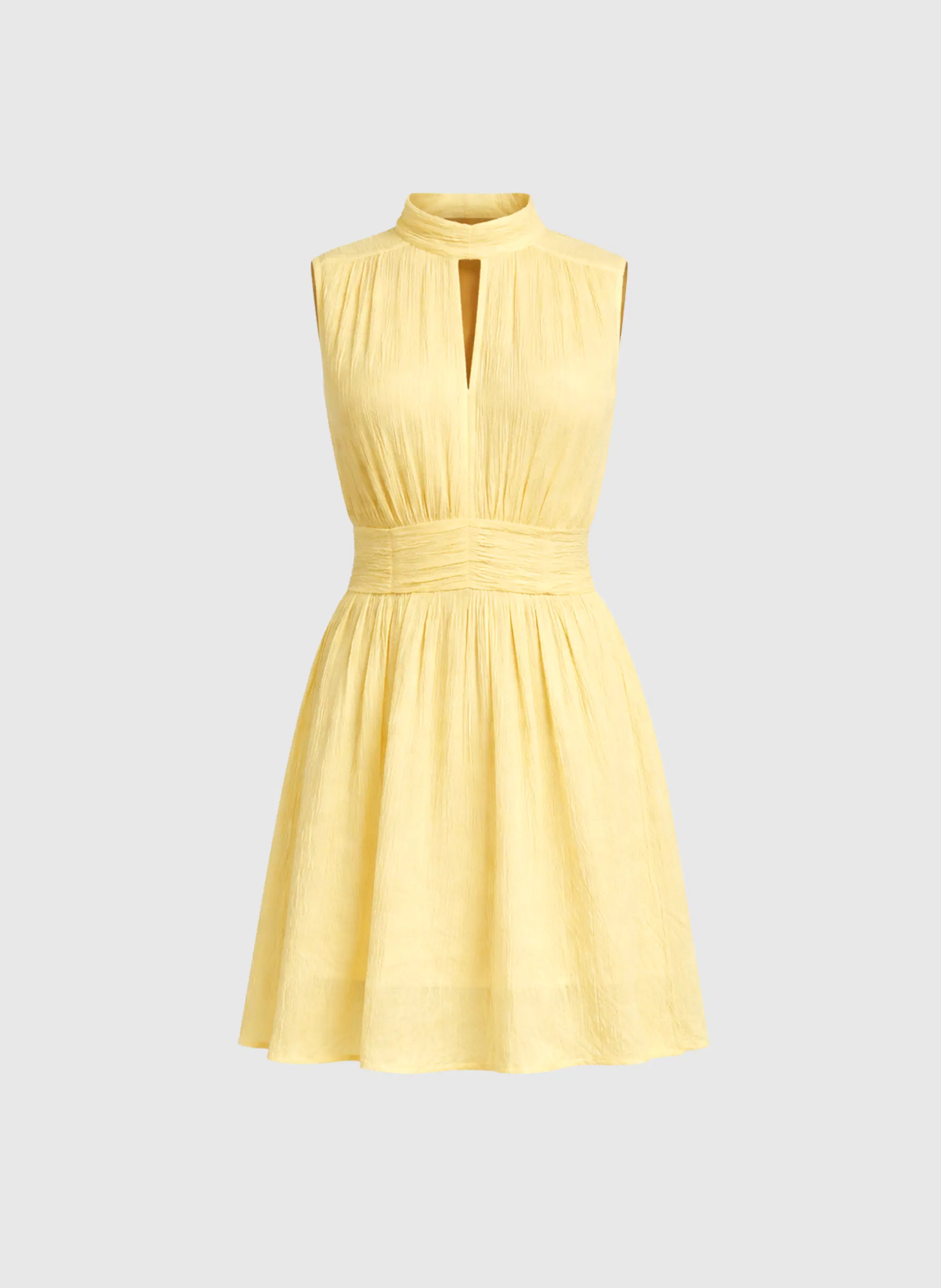 ORLEANE short straw dress