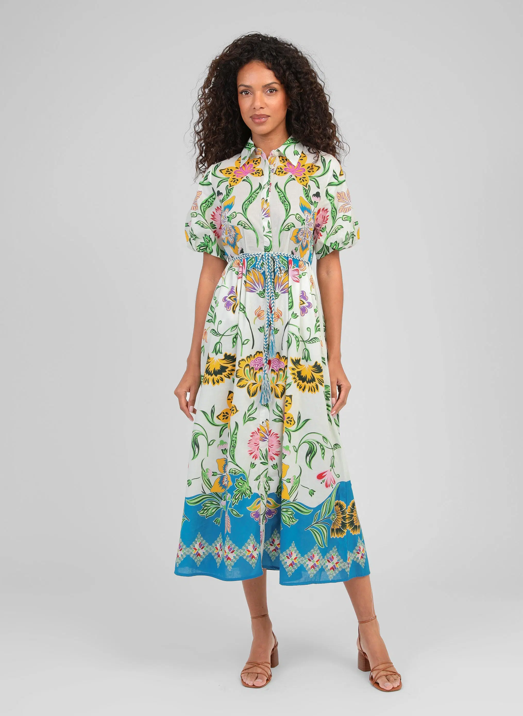 LONG DRESS ODOMINA florius multico