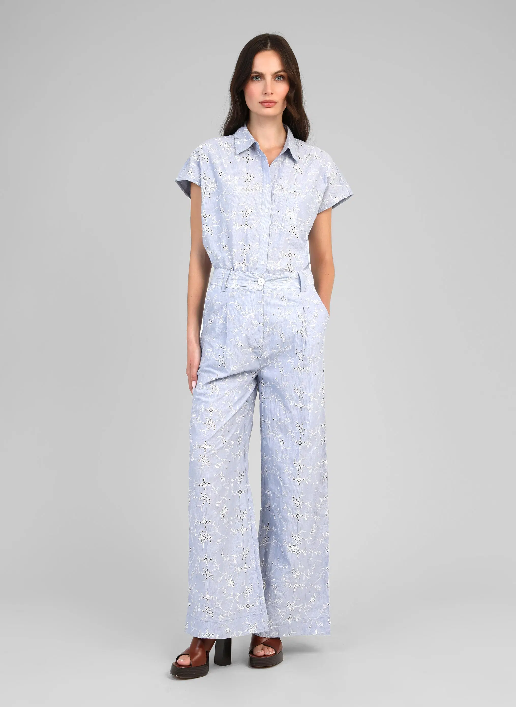 RALYA striped trousers