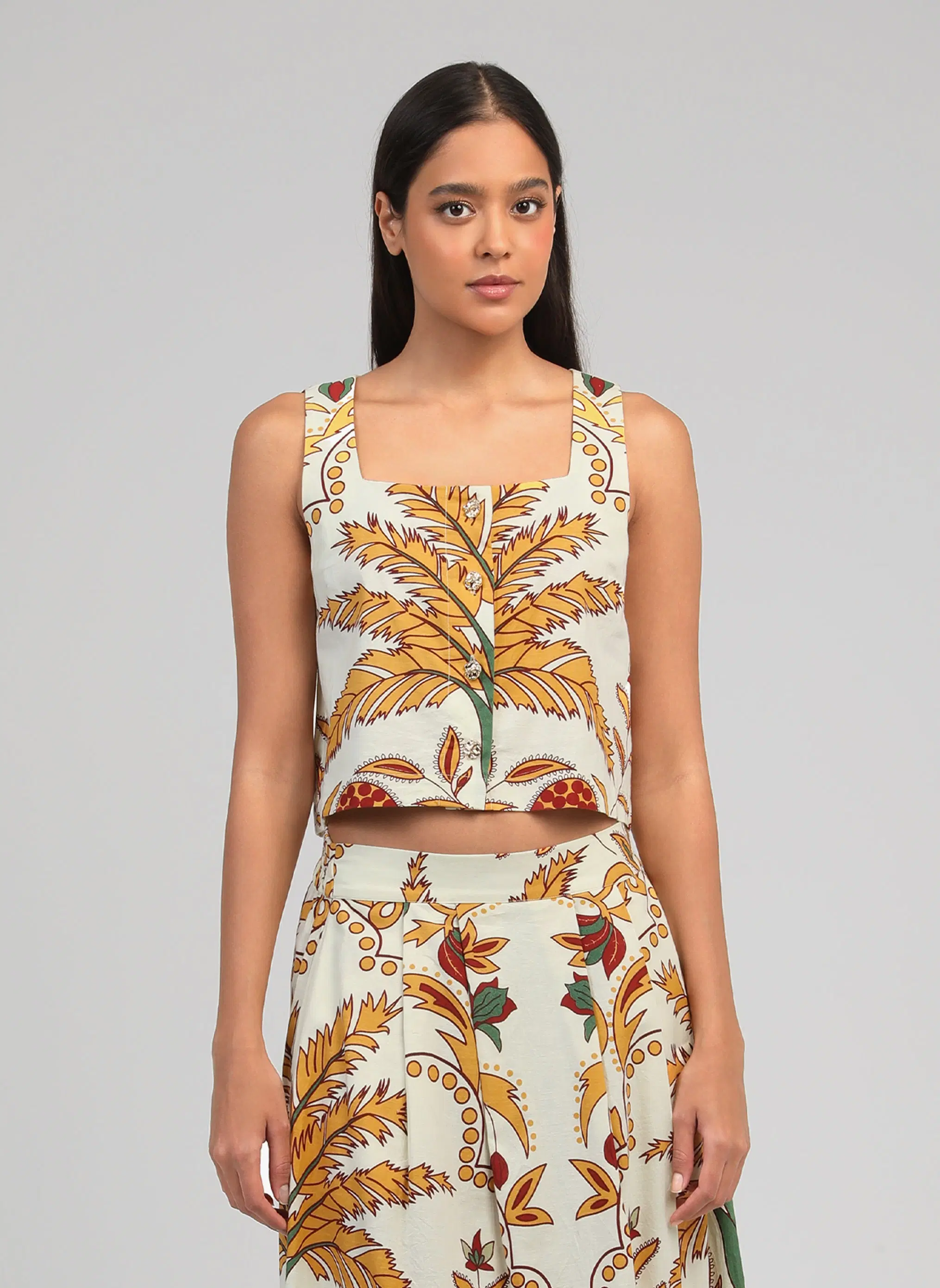 SYMALY tropico yellow tank top