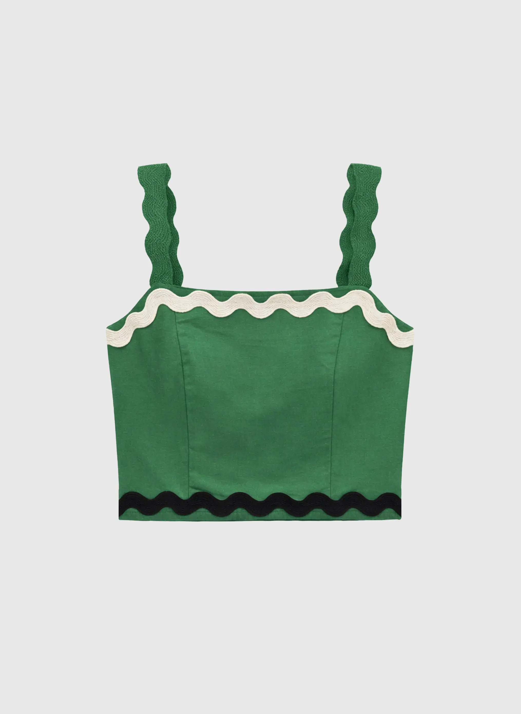 SOLINE green tank top