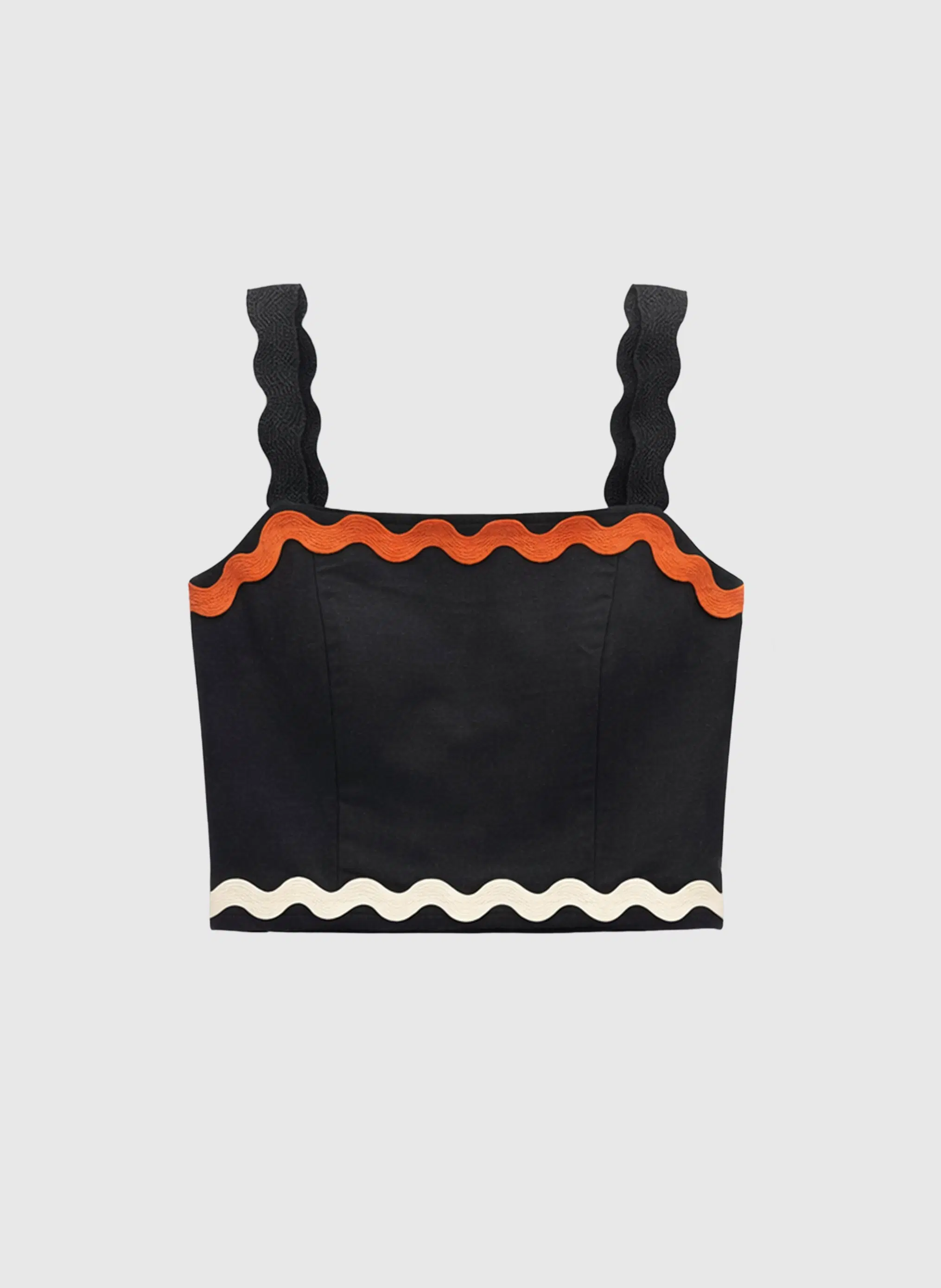 black SOLINE tank top