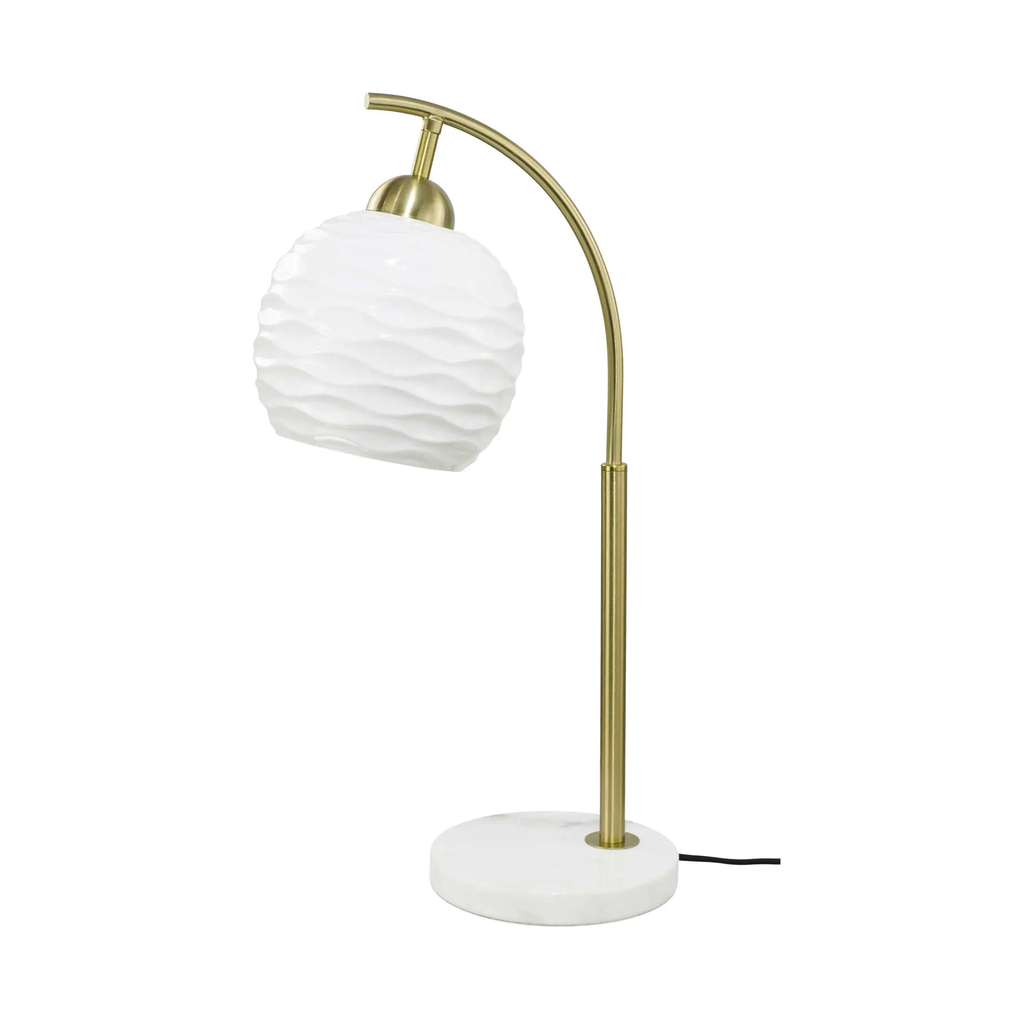 Nolène table lamp in ceramic, metal and marble