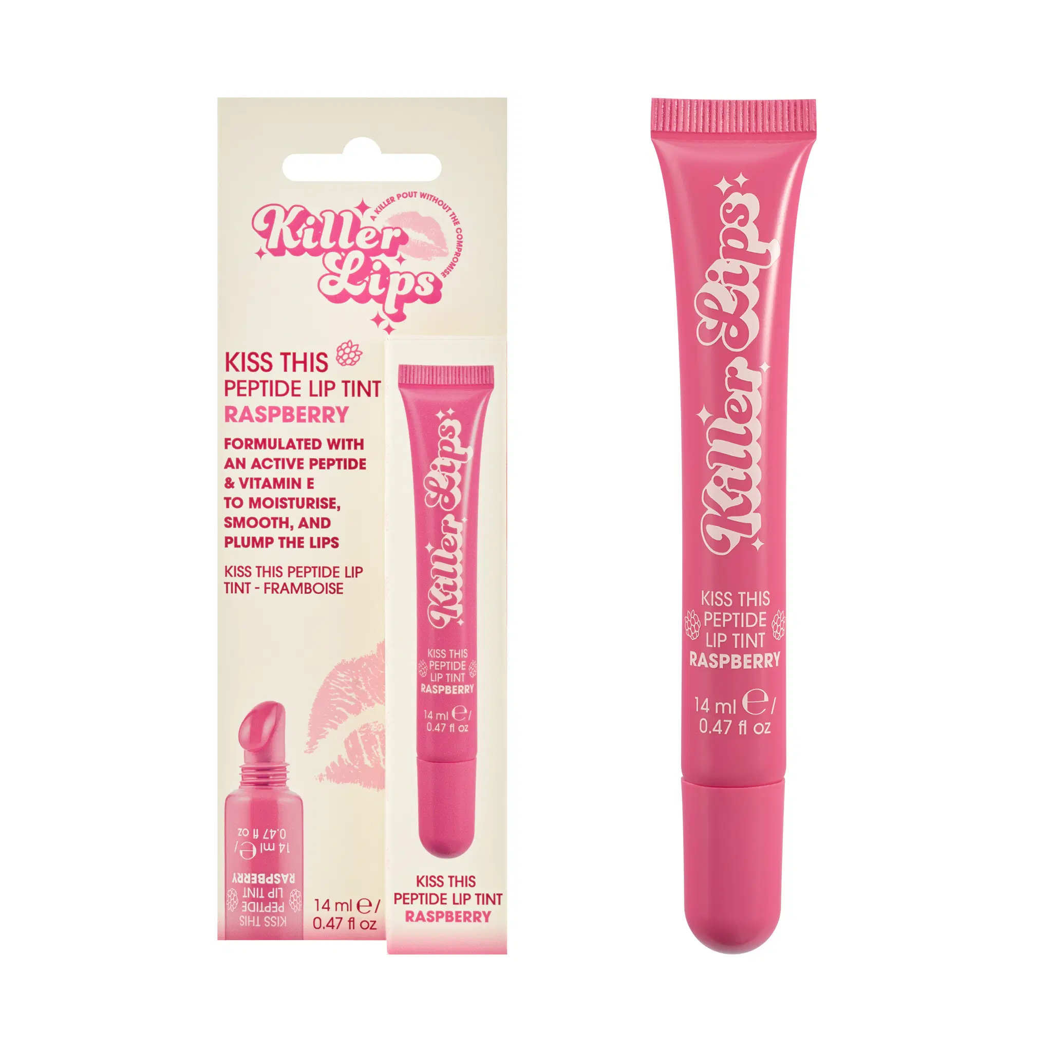 Killer Lips Kiss This Peptide Lip Tint – Himbeere 14 ml