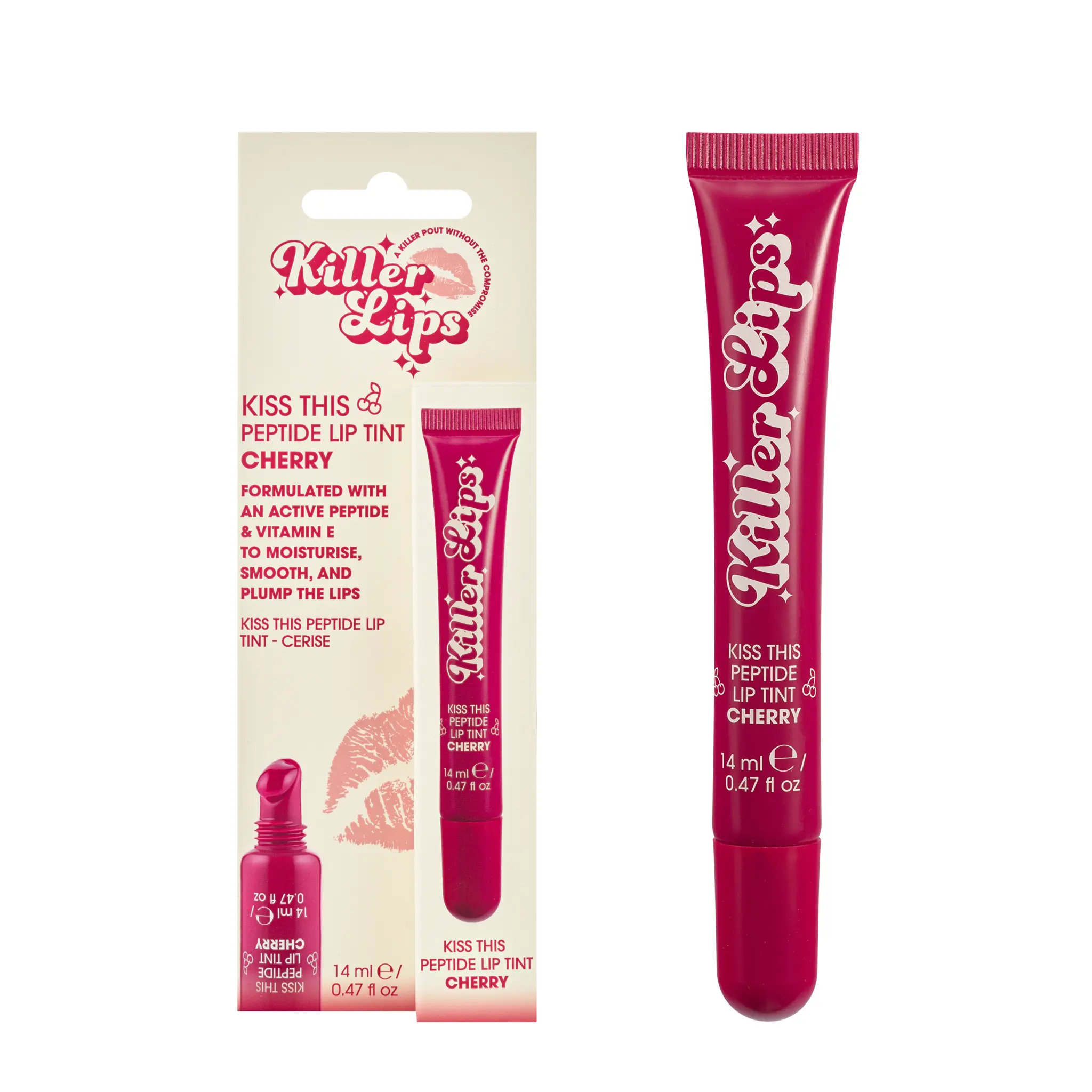 Killer Lips Kiss This Peptide Lip Tint – Kirsche 14 ml