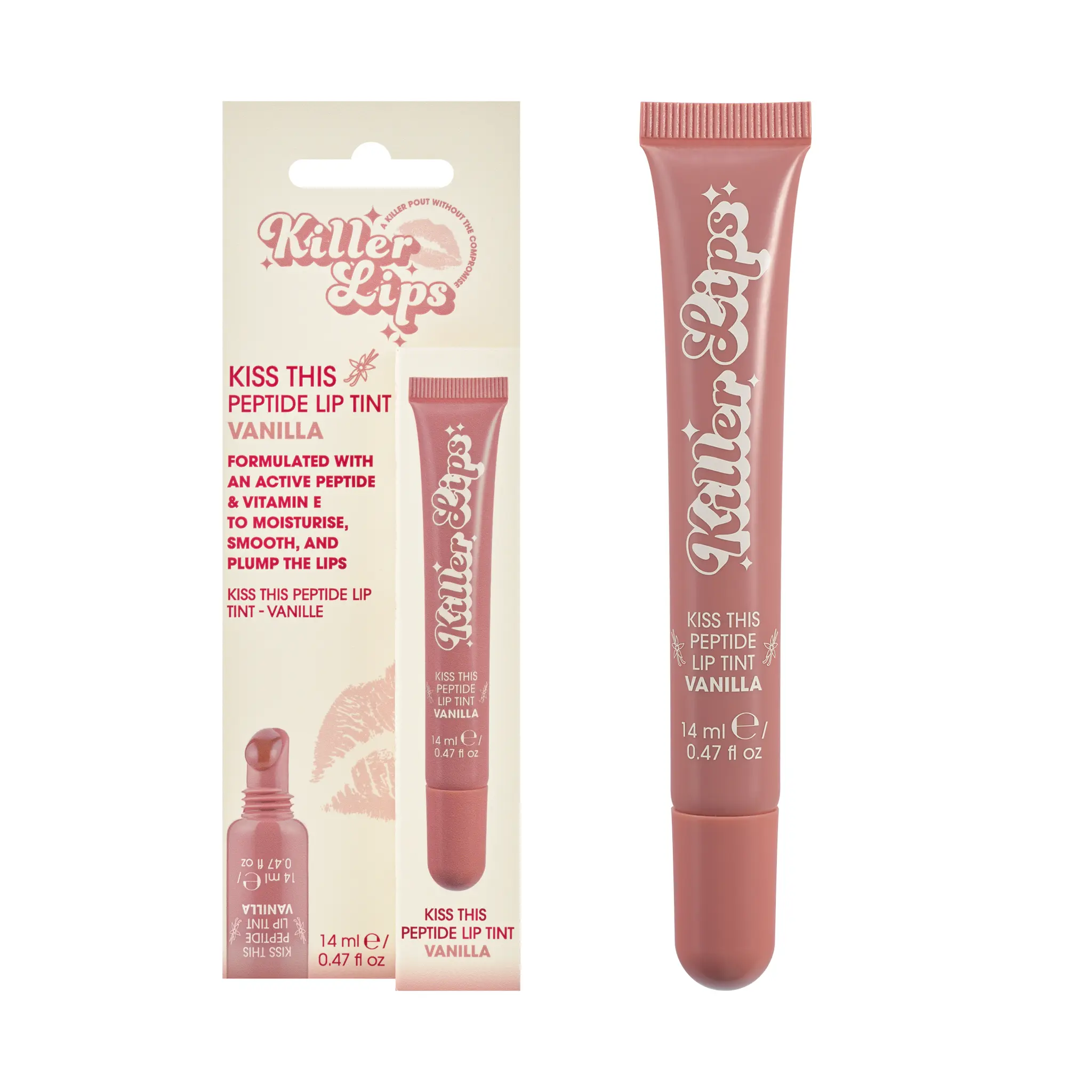 Killer Lips Kiss This Peptide Lip Tint – Vanille 14 ml