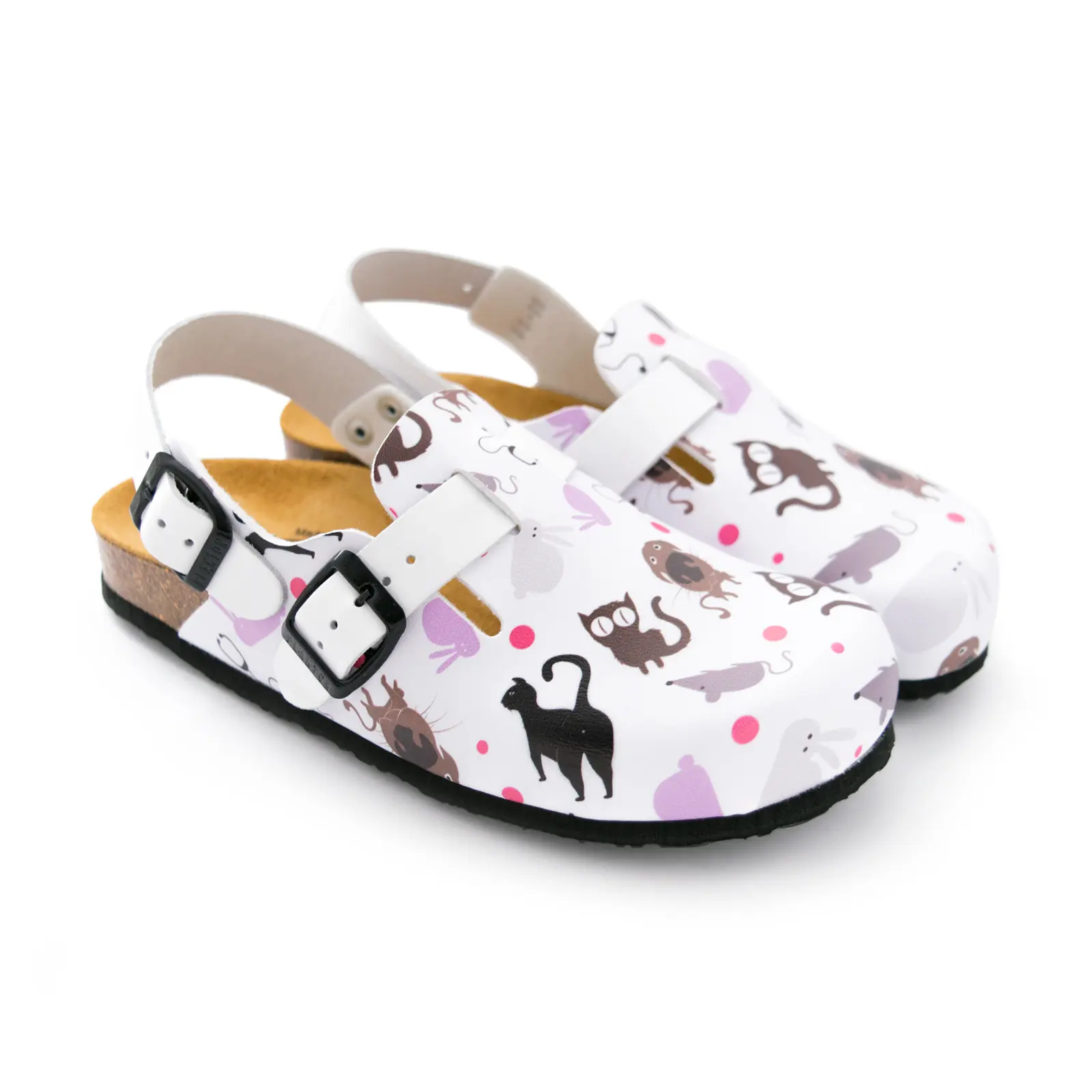 Veti Plakton printed bio veterinary clog Calzame
