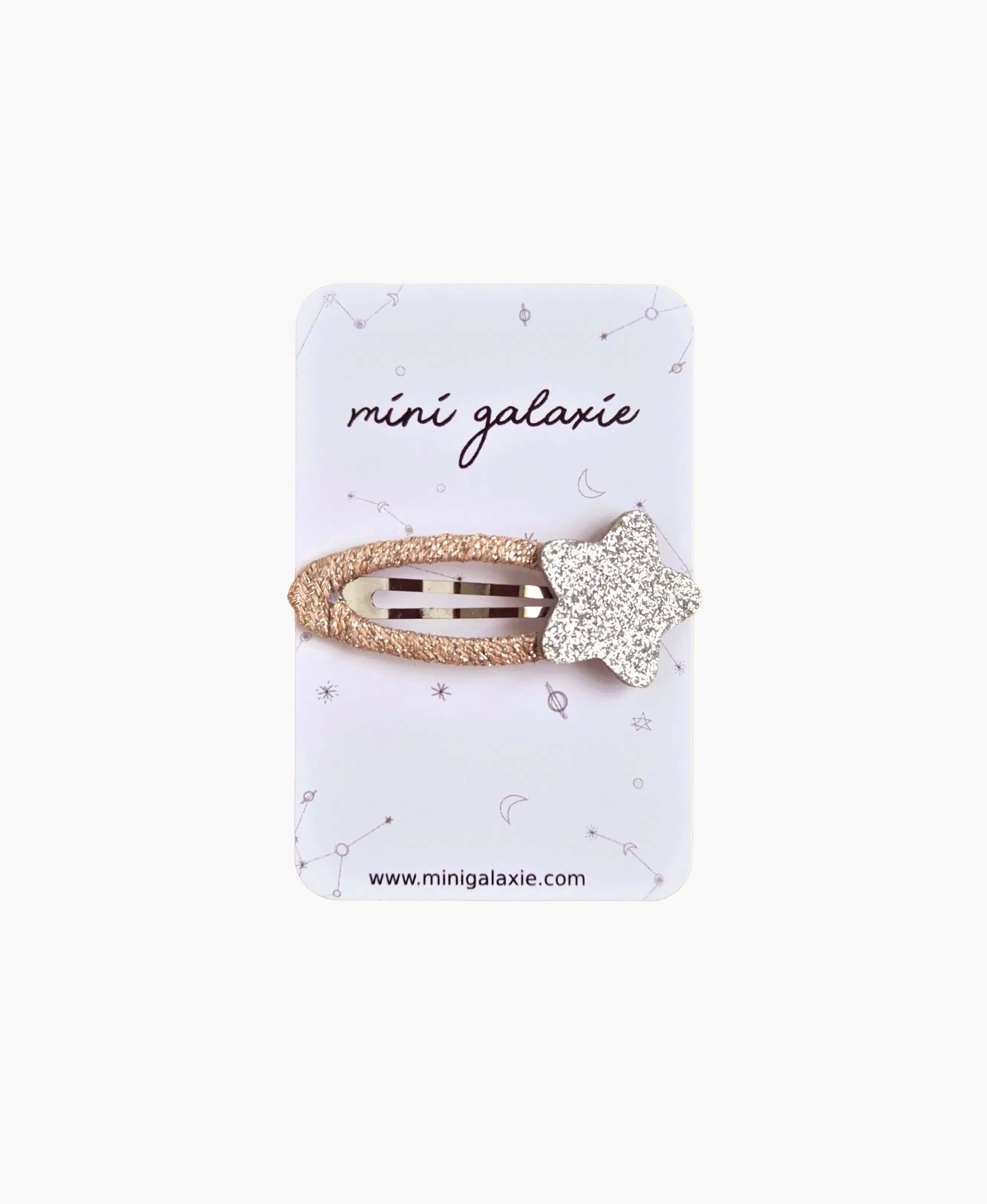 Glitzernde Haarspange für Kinder, goldene und silberne Pailletten ✨