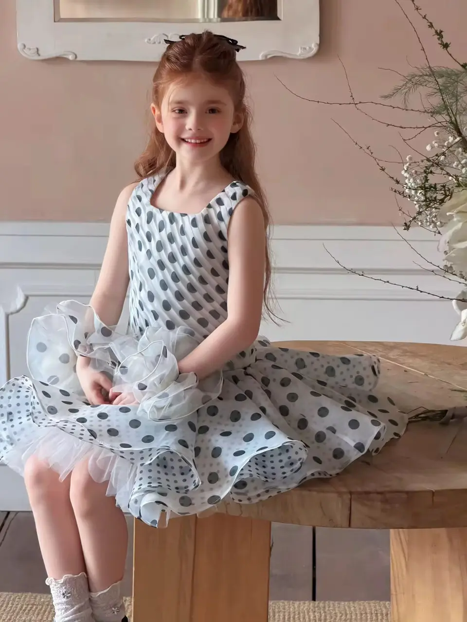 Abby Polka Dot Tüllkleid-Set