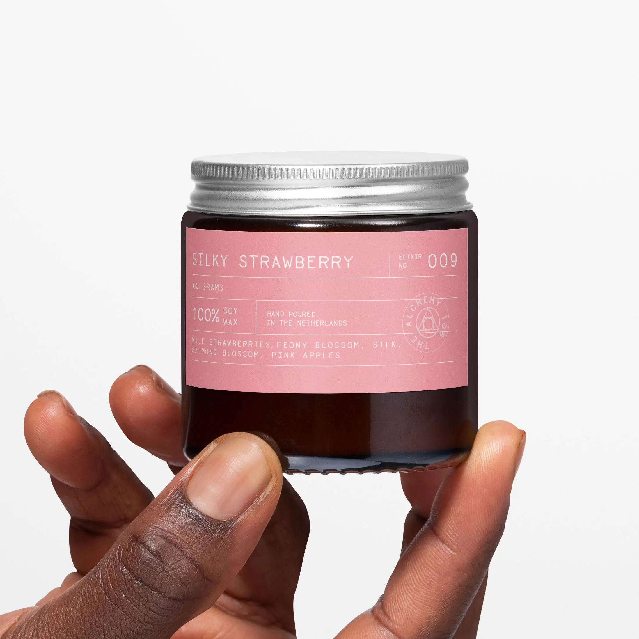 SILK STRAWBERRY Soy Wax Candle