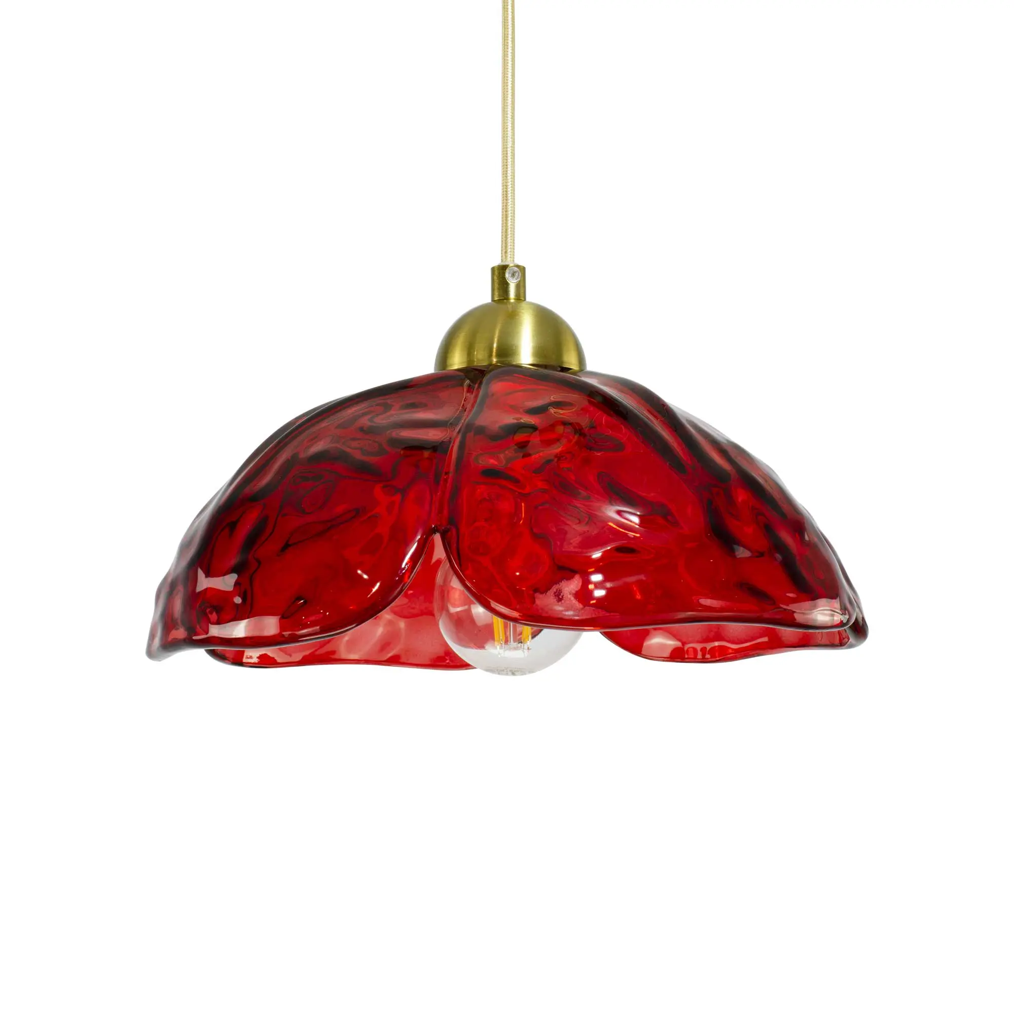 Klover Retro Style Colored Glass Pendant Light