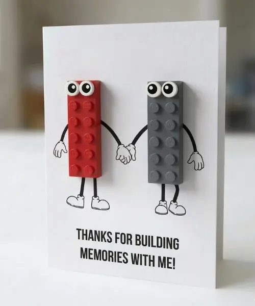 Postal Card Building Memories – Building Brick
