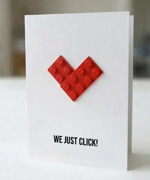 We Just Click Postal Card – Building Brick