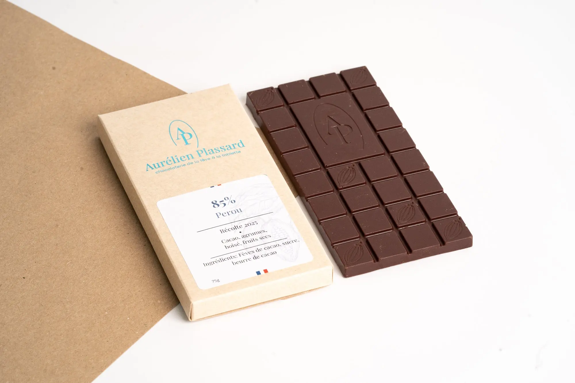 Tablette chocolat noir 85% de cacao – Perou