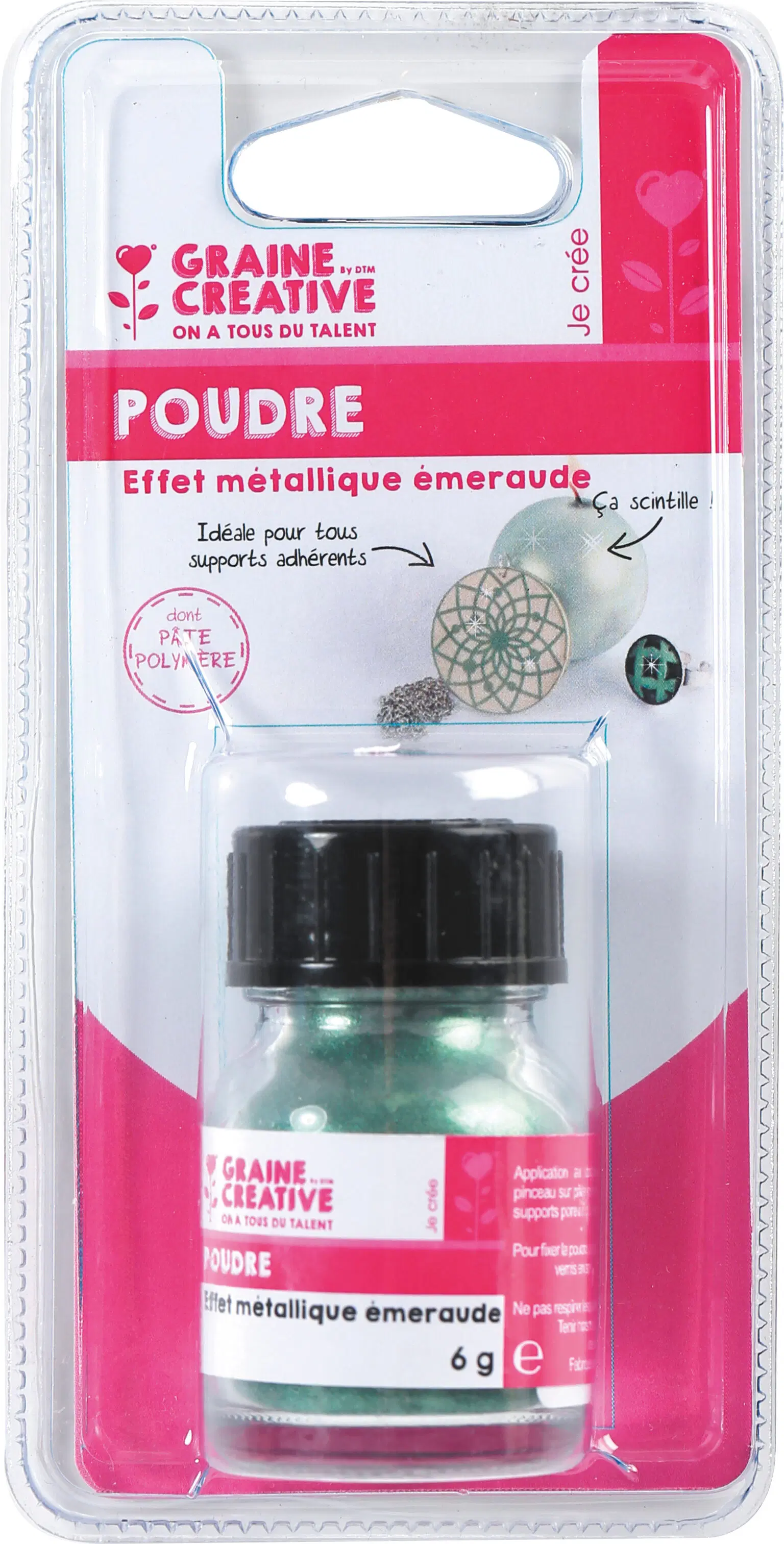EMERALD METALLIC EFFECT POWDER 6g