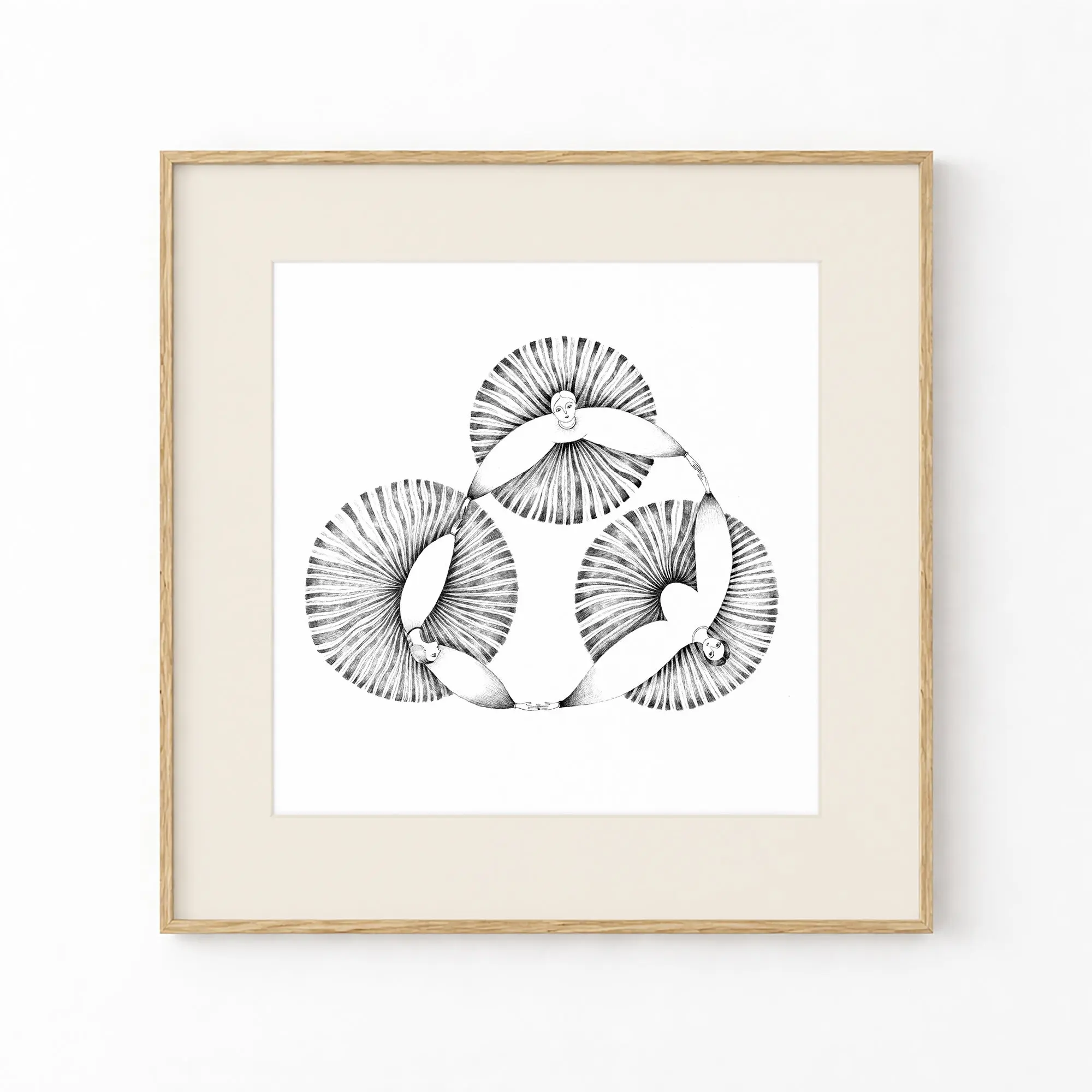 Dance Art Print, Tale ink Series