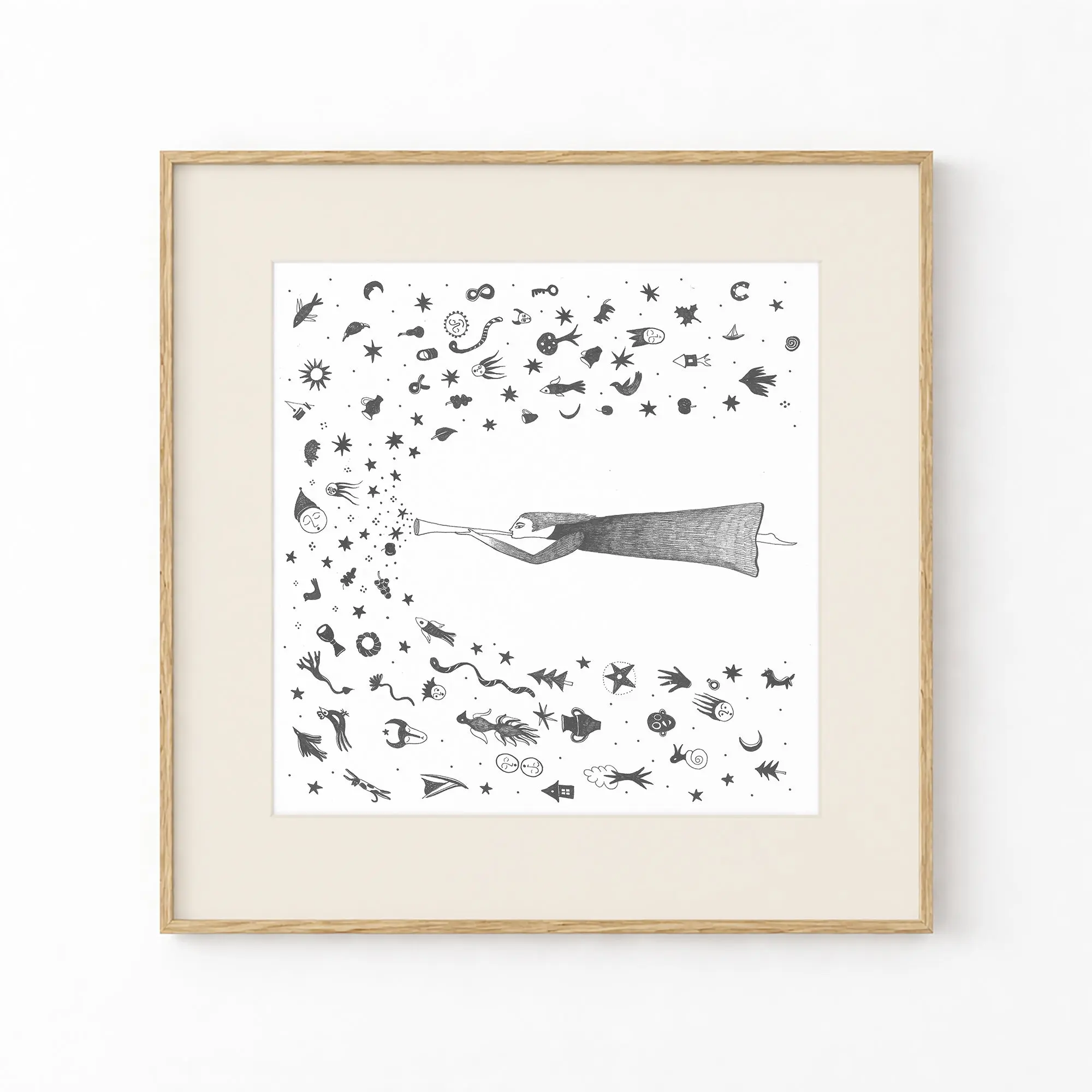 Story Art Print, Tale ink Series