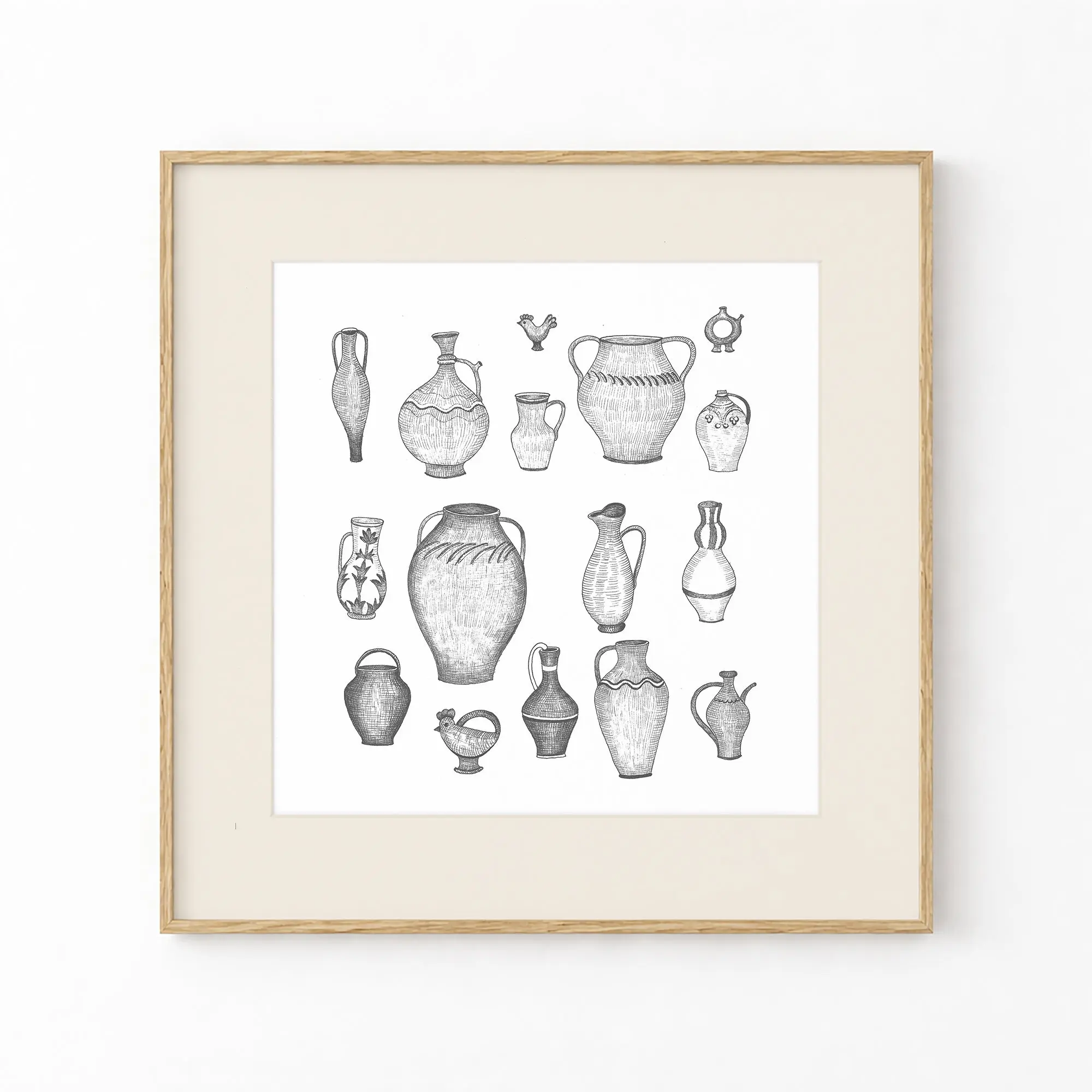 Ceramic Art Print, Tale ink Series