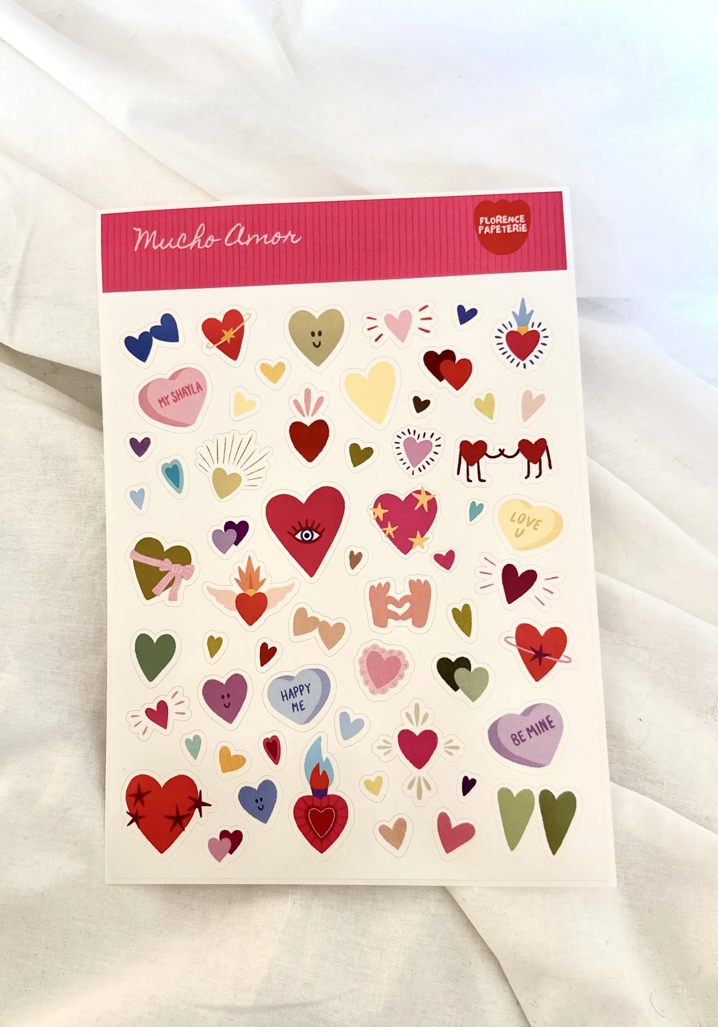 Sticker sheet - Mucho Amor