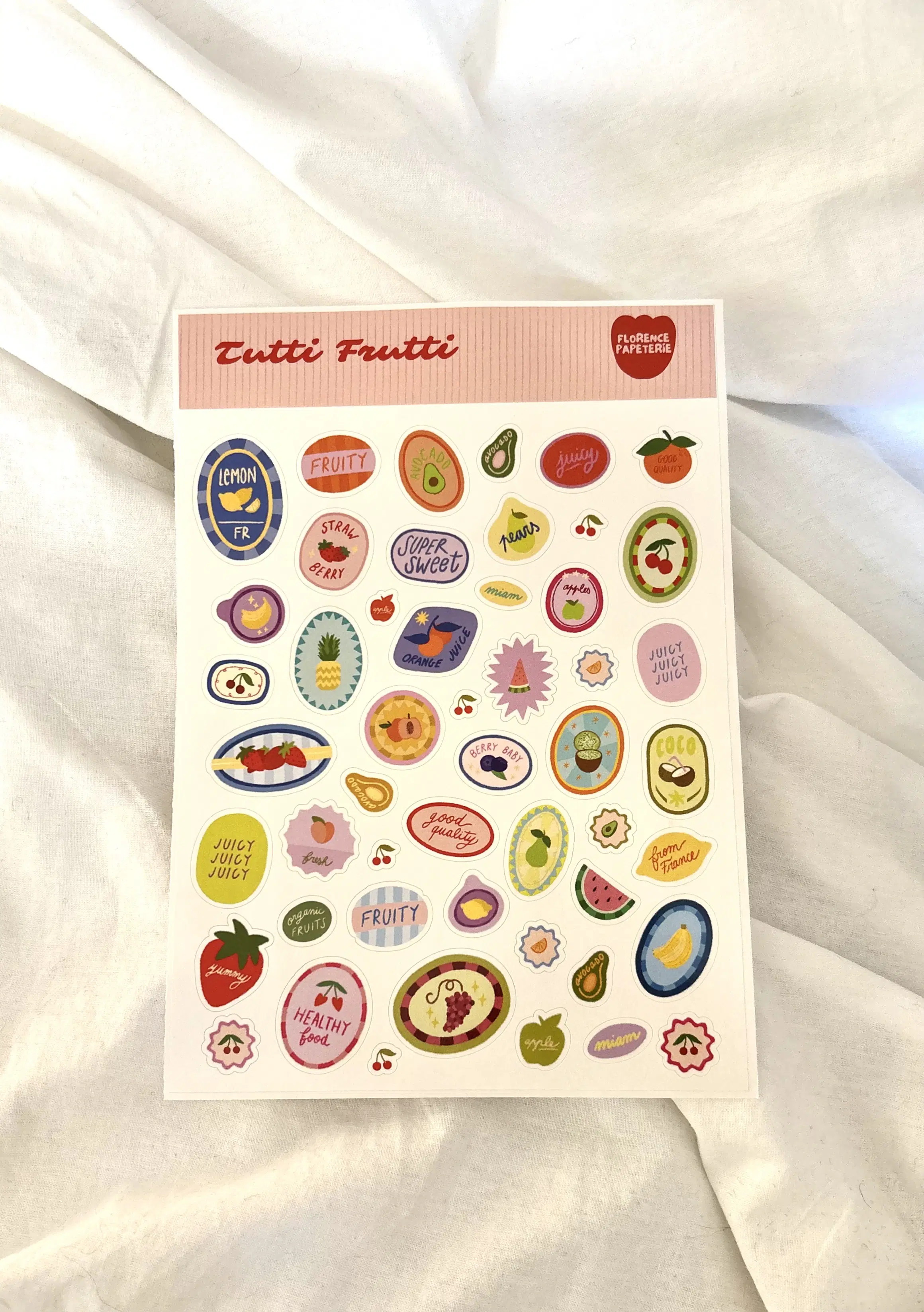 Sticker sheet - Tutti Frutti