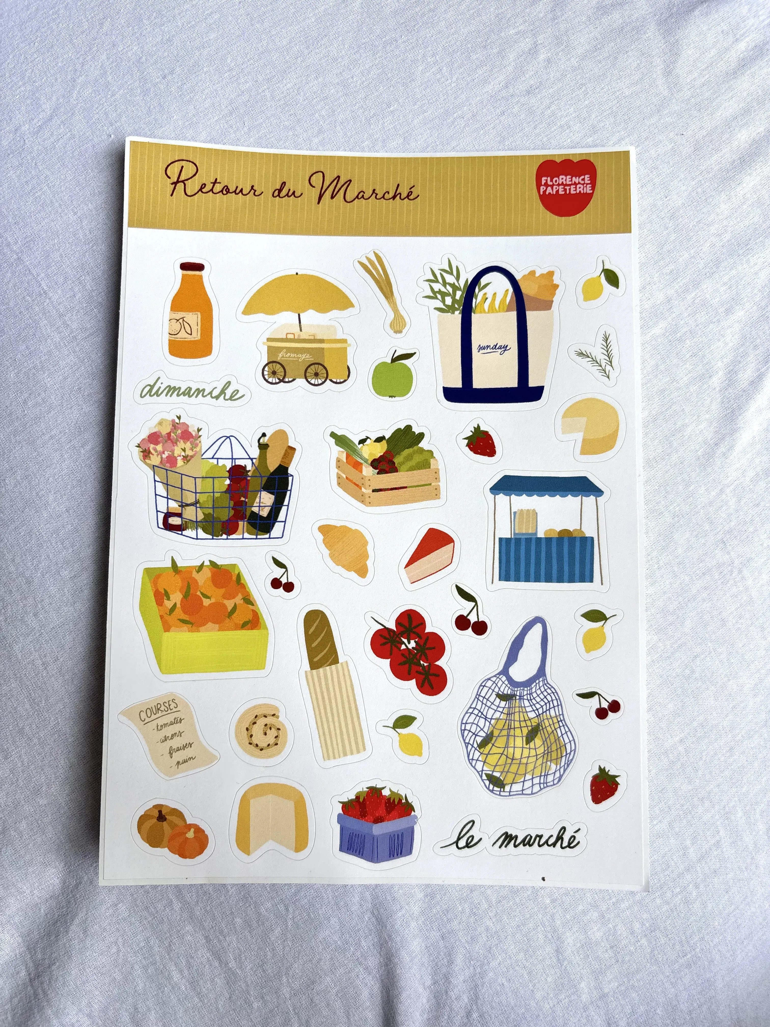 Sticker sheet - Market return