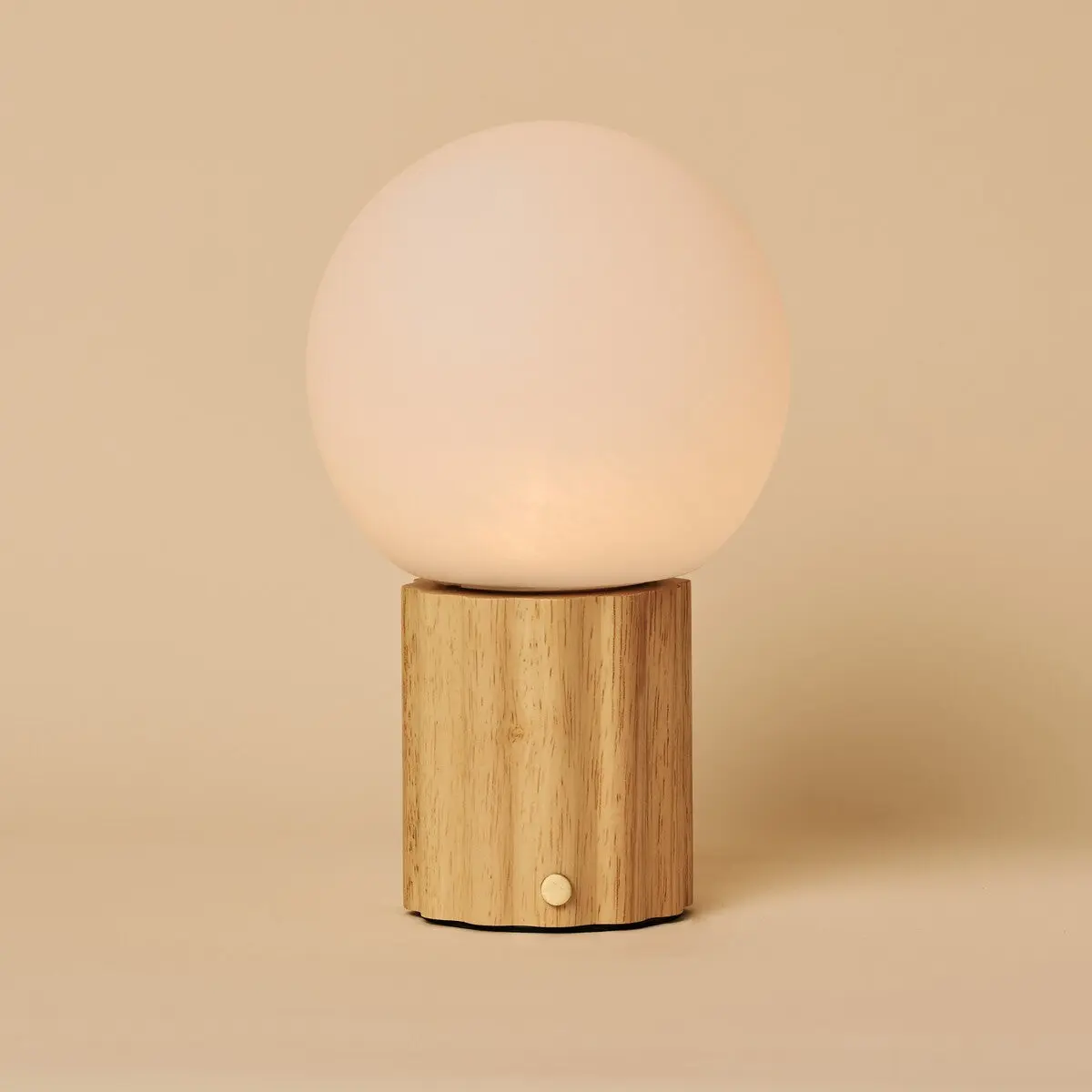 Wim Light Brown Rechargeable Table Lamp | 3 Light Colors, Modular Lampshade & Cordless